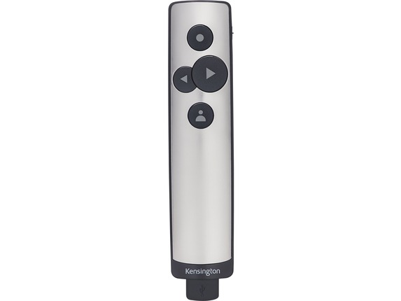 Image for Kensington PowerPointer Presentation Remote - Radio Frequency - 49 ft Operating Distance - Silver - 1 Pack from HP2BFED