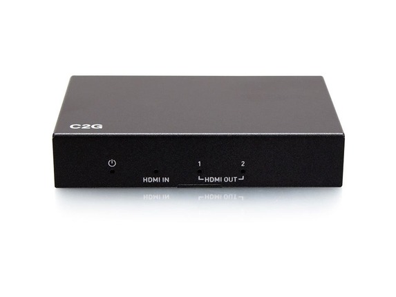 Image for C2G 2-Port HDMI Distribution Amplifier Splitter - 4K 60Hz - 4096 x 2160 - 1 x HDMI In - 2 x HDMI Out - Nickel Plated from HP2BFED
