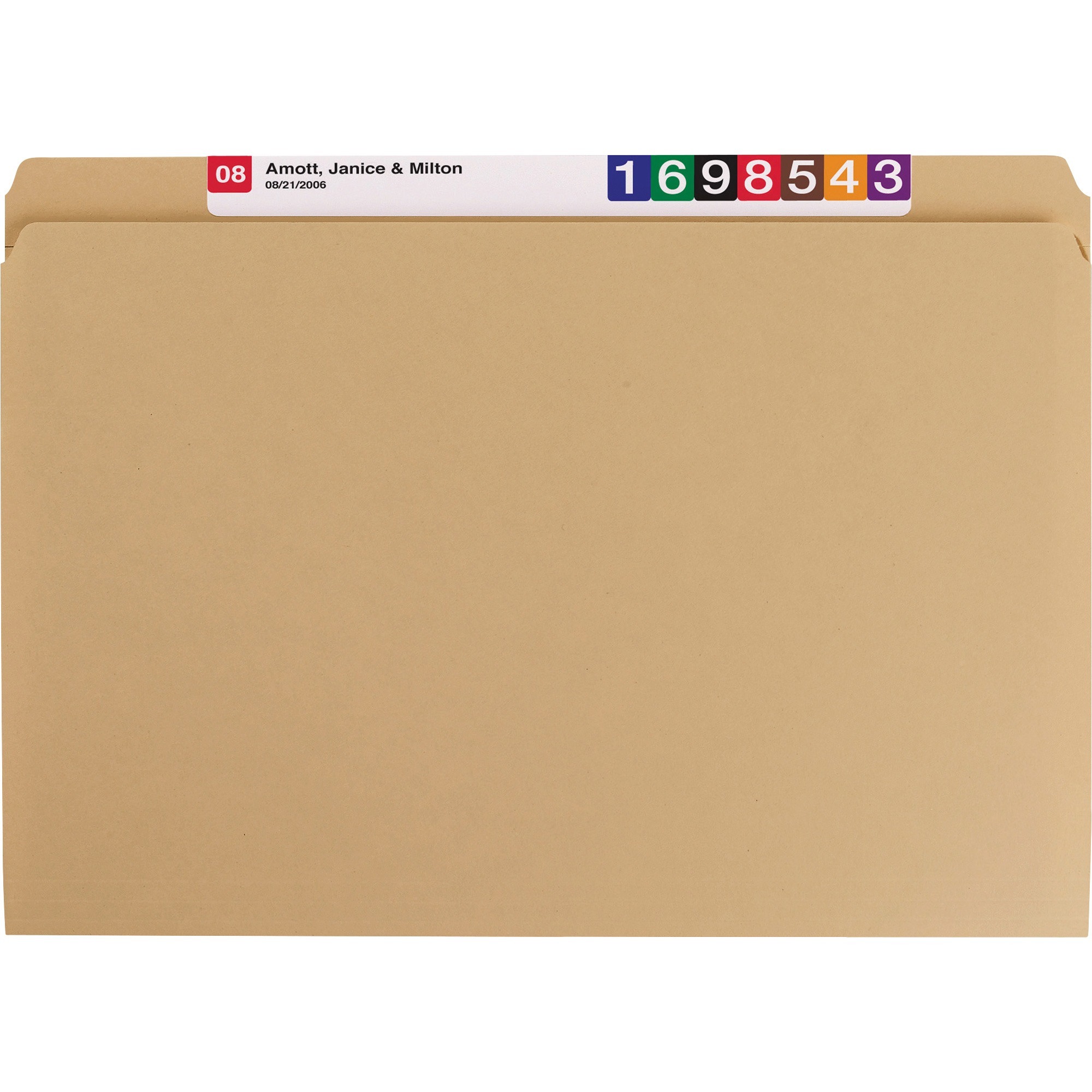 SMD15710 Smead® Heavyweight Kraft File Folder, Straight Tabs, Legal