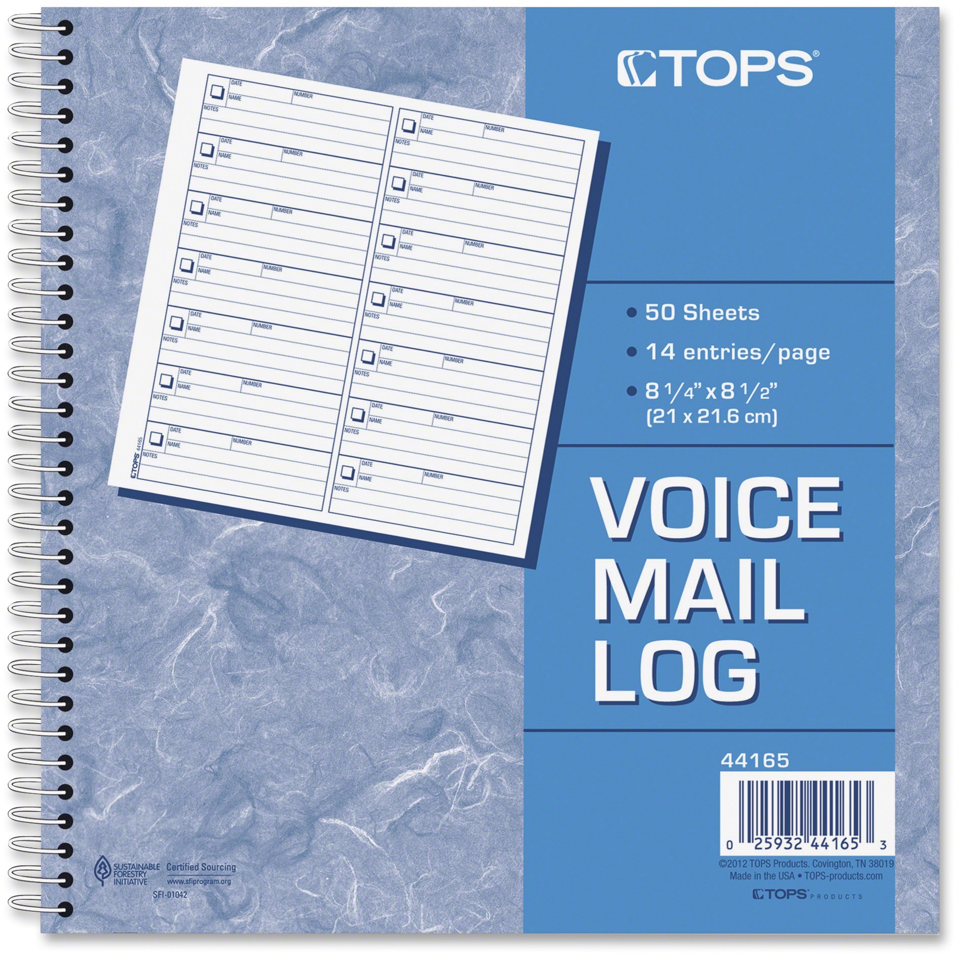 tops-voice-message-log-book-gos