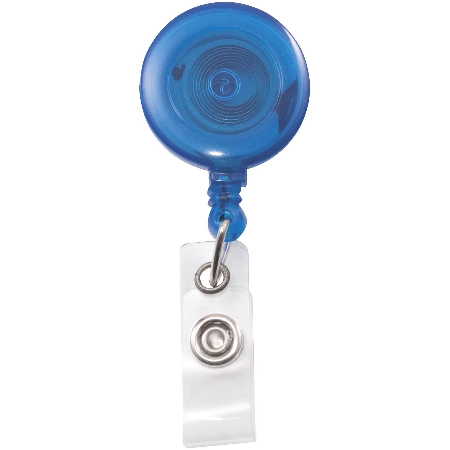 Advantus Translucent Retractable ID Card Reel with Snaps | GOS