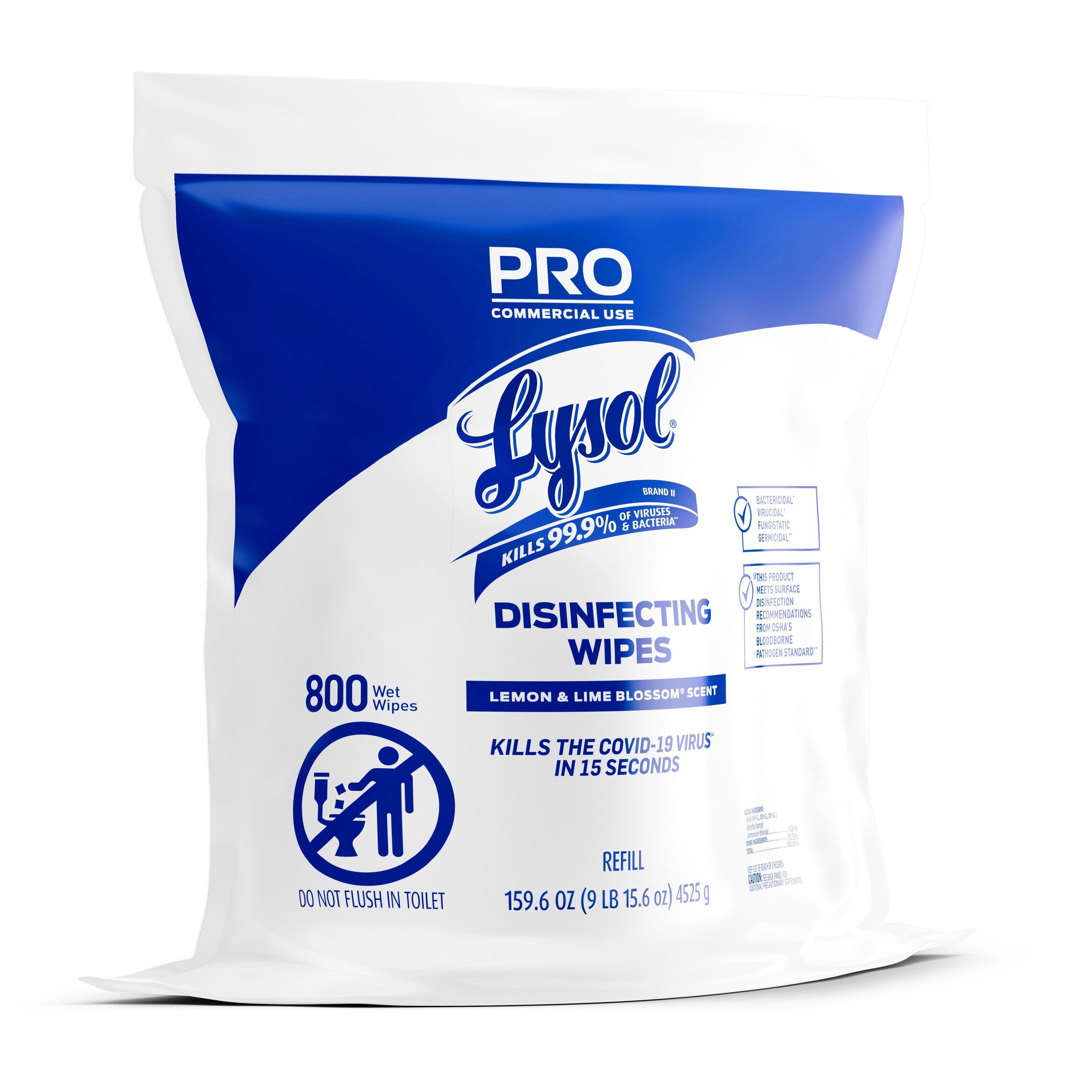 Lysol Professional Disinfecting Wipes Bucket Refill | Warden's