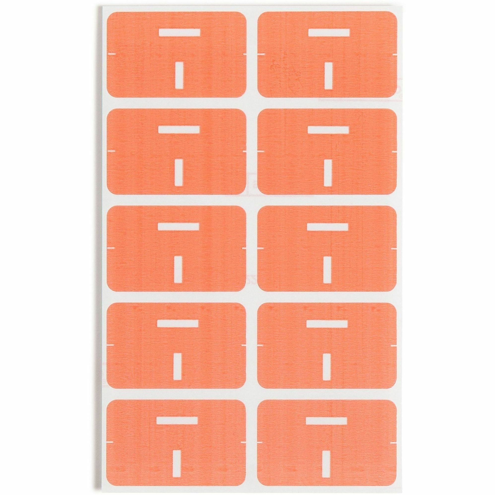 Smead AlphaZ ACCS Color-Coded Labels - I - x 1" Width x 1 5/8" Length - Pink - Laminated - 10 / Sheet - 100 / Pack