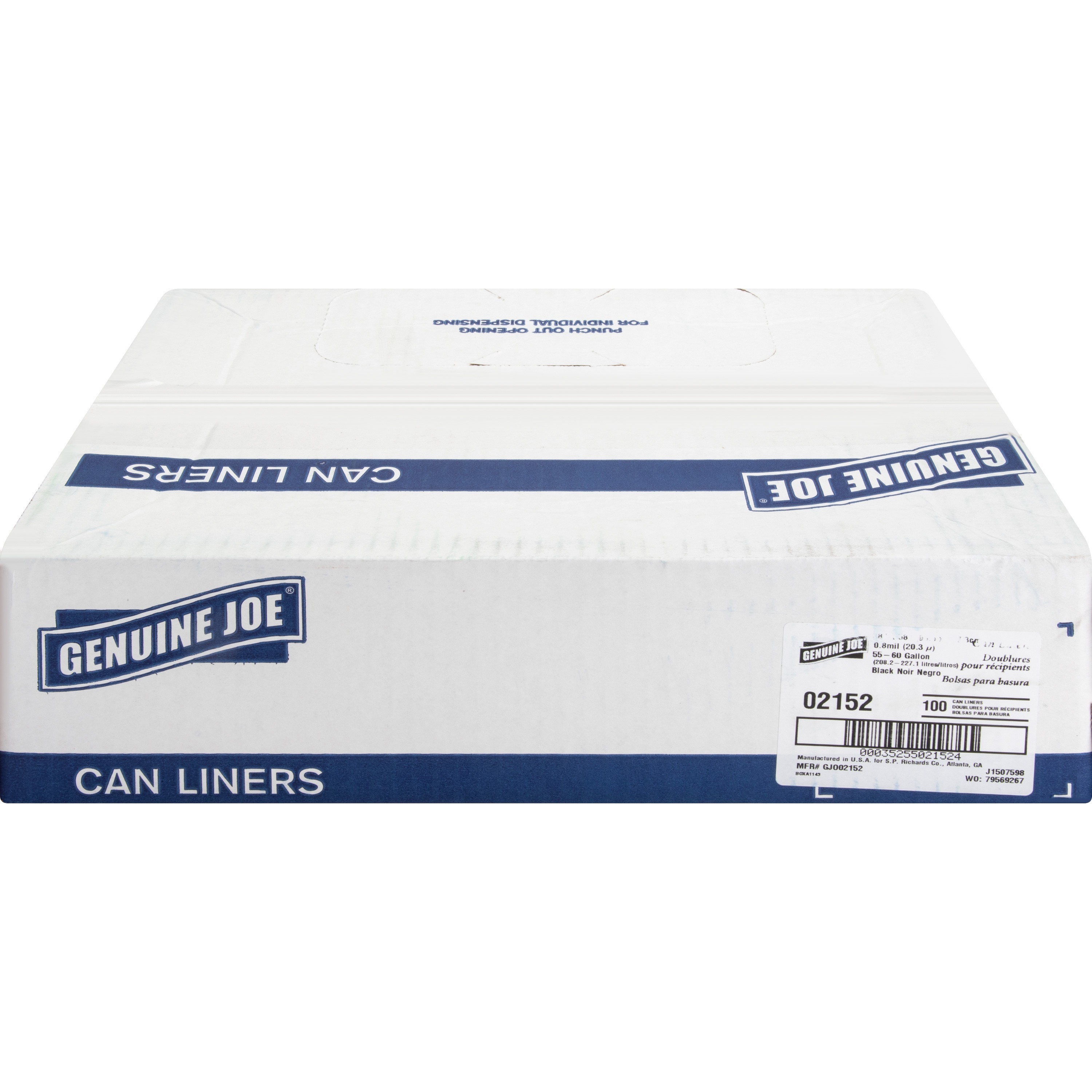 Genuine Joe Linear Low Density Trash Liners - 16 Gal - 24 Width x 31 Length