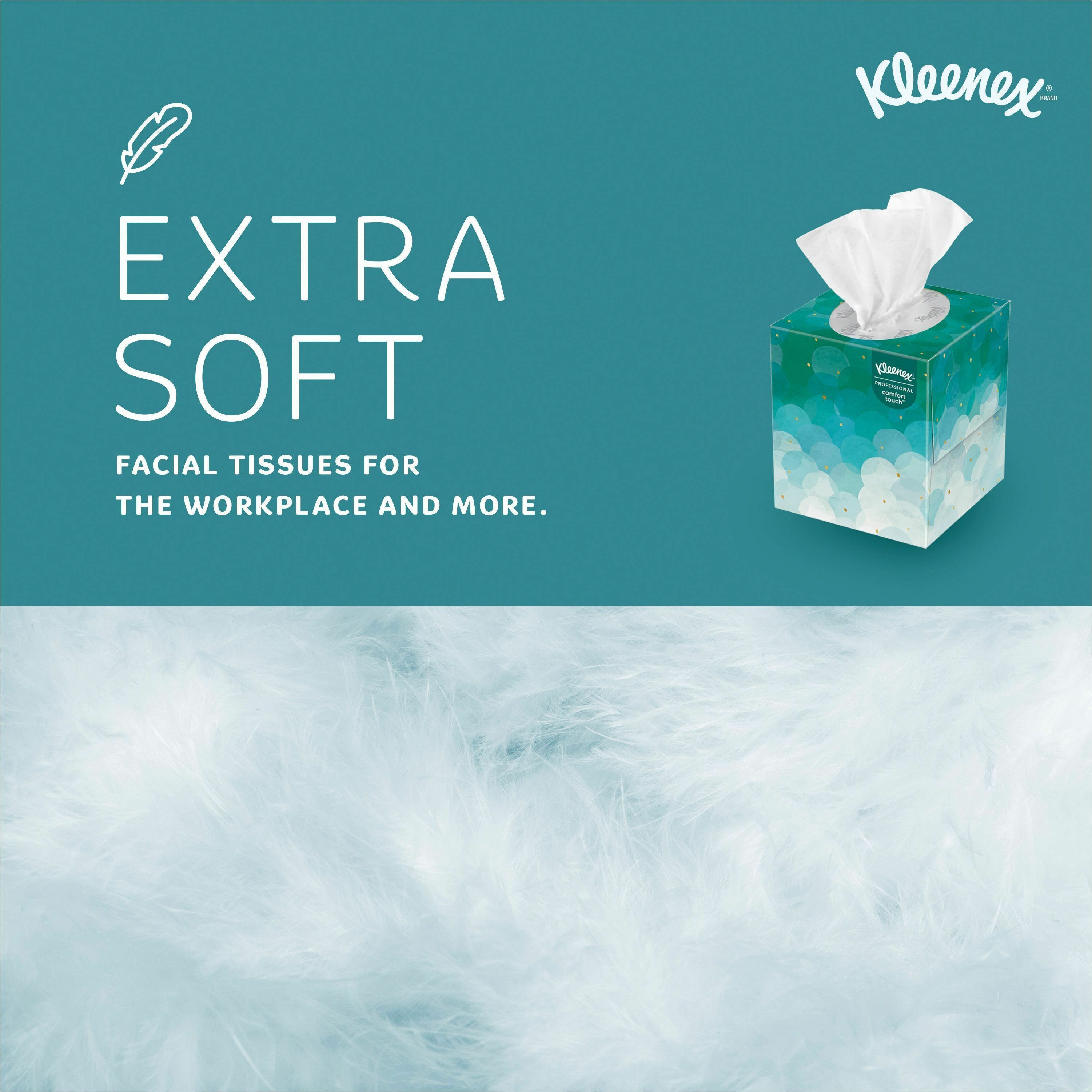 Trusted Care™ Facial Tissues Cube Box for Faces and Hands
