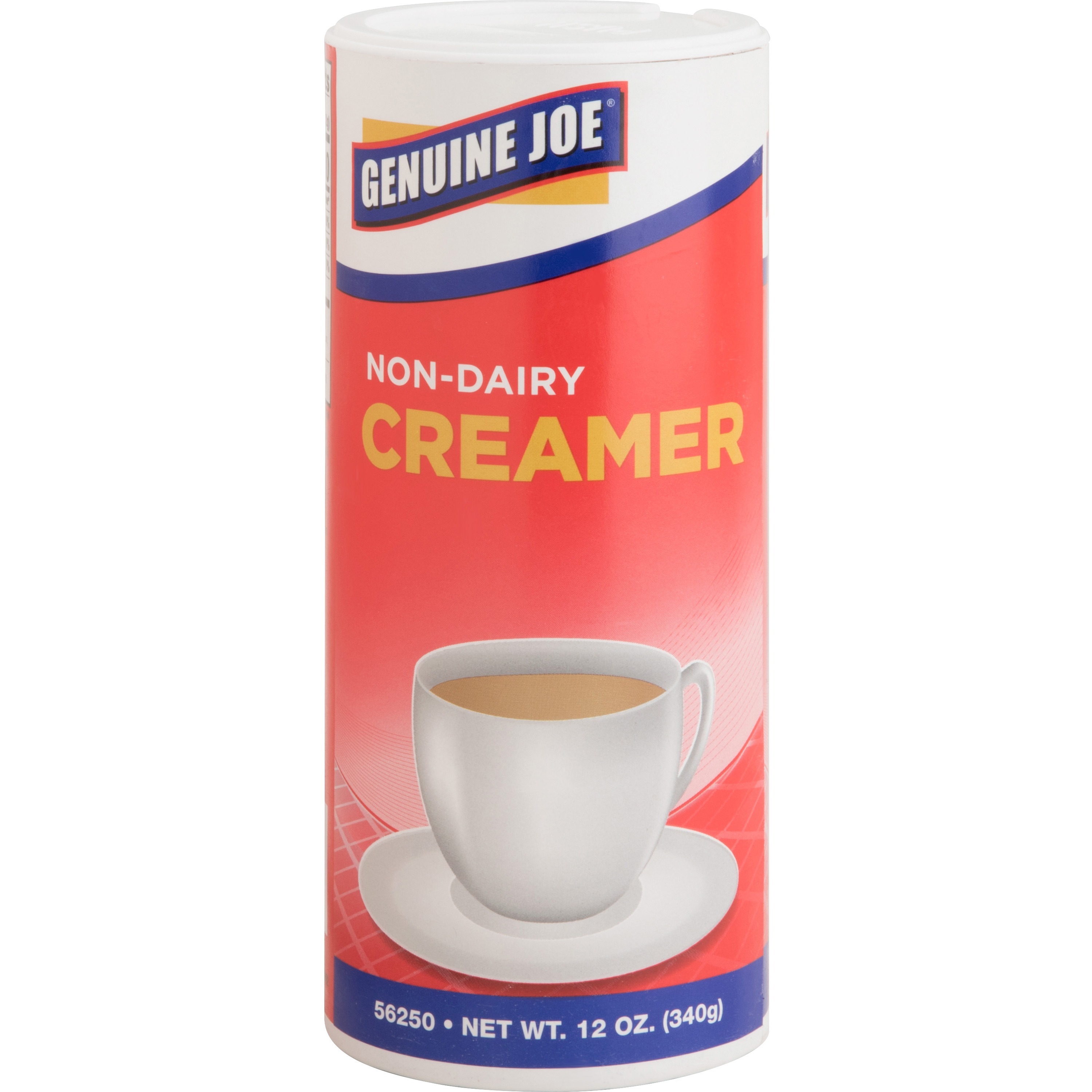 Genuine Joe Nondairy Creamer  Canister, 12OZ, 3/PK, 8PK/CT