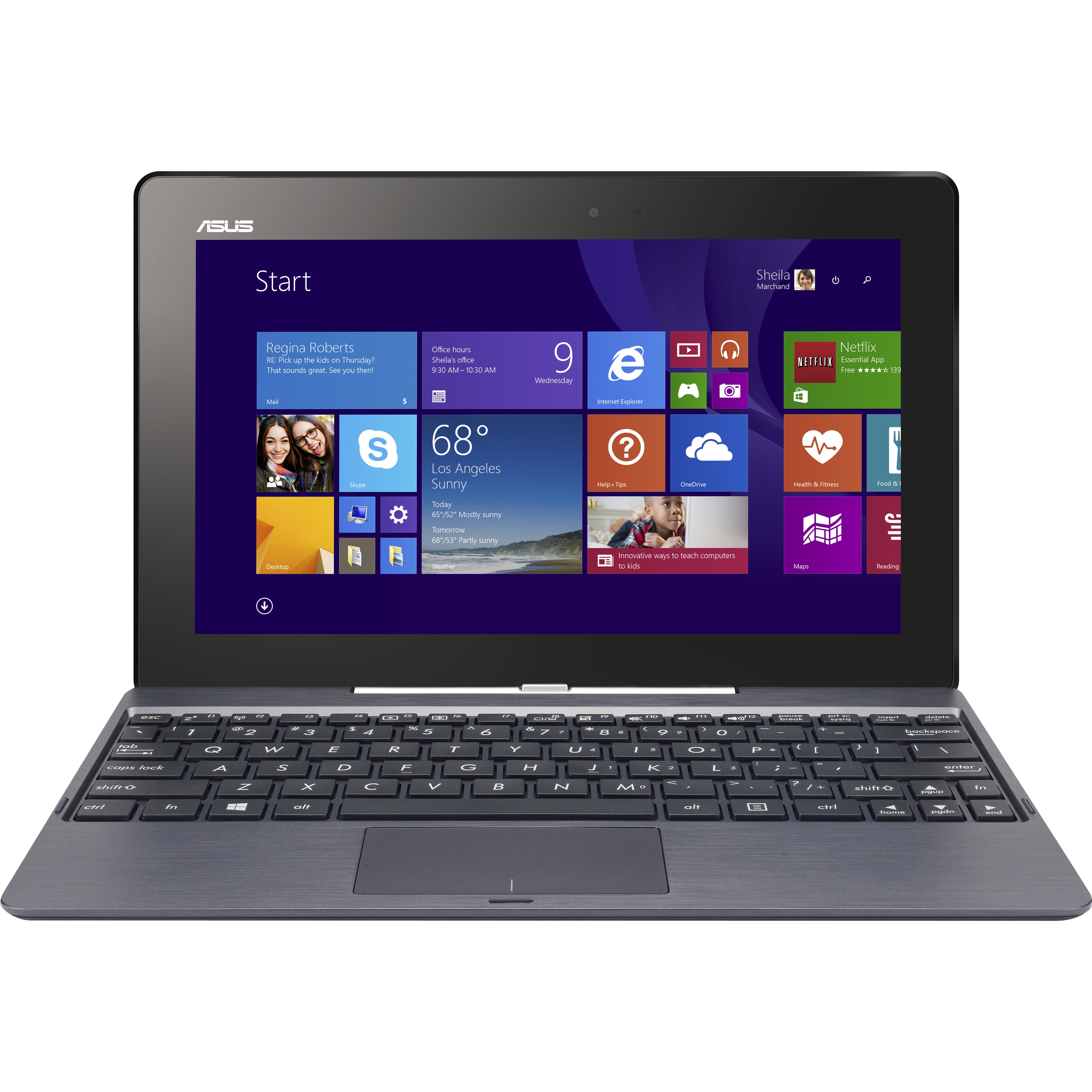 Asus Transformer Book T100HA-C4-GR 10.1 (In-plane Switching (IPS ...