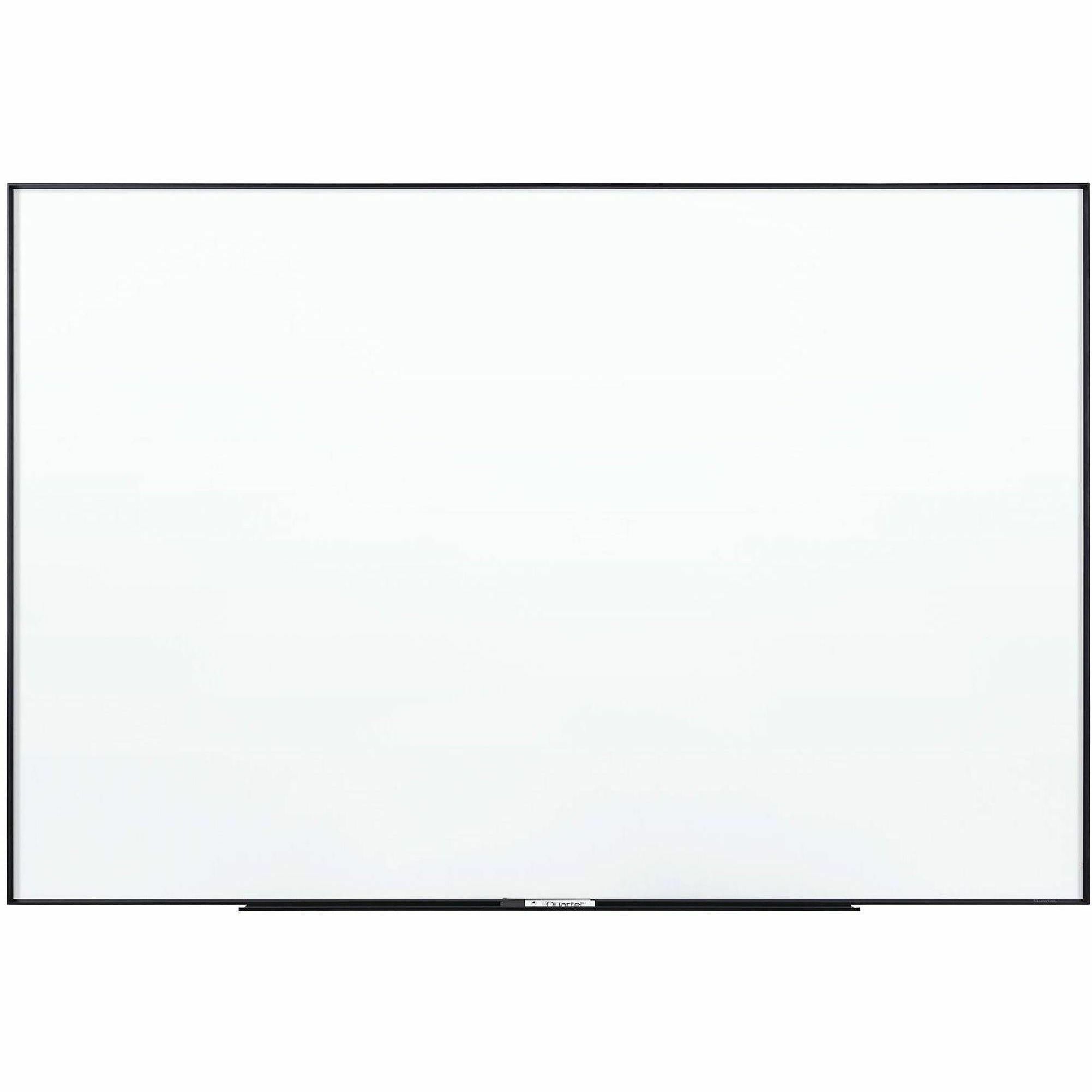 Quartet Fusion Nano-Clean Magnetic Dry-Erase Board - 48" (4 ft) Width x 36" (3 ft) Height - White Surface - Black Aluminum Frame - Horizontal/Vertical - Magnetic - 1 Each