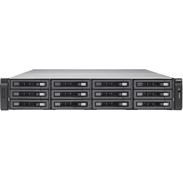 Qnap TVS-EC1280U-SAS-RP Network Attached Storage 12-Bay 2U Rackmount NAS Server - Intel Xeon E3-1245 3.4GHz 16GB (TVS-EC1280U-SAS-RP-16G-R2-US)