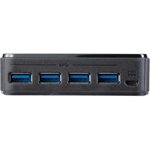 StarTech.com 4X4 USB 3.0 Peripheral Sharing Switch - Micro USB - External - 8 USB Port(s) - 8 USB 3.0 Port(s)