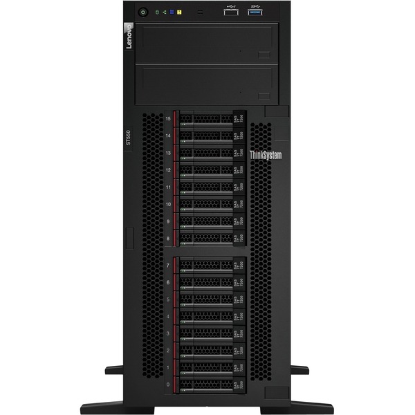 Lenovo ThinkSystem ST550 Xeon Silver 4216 16-Core 2.1GHz 32GB 4U Tower Server - 8x 3.5" Hot-Swap Bays (7X10A0AUNA