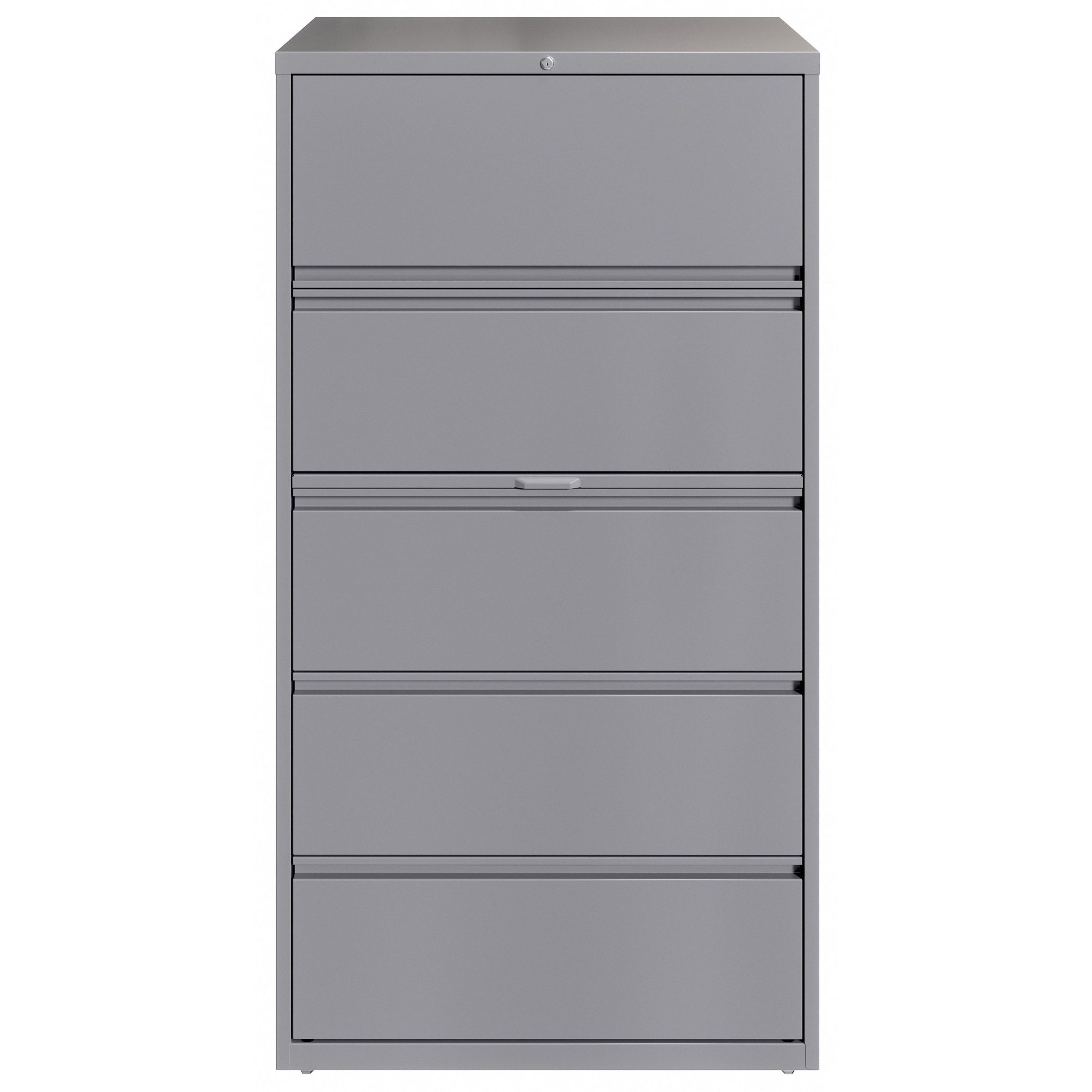 Lorell 36 Silver Lateral File 5 Drawer 36 X 18 6 X 67 6 5 X Drawer S For File Letter Legal A4 Lateral Hanging Rail Magnetic Label