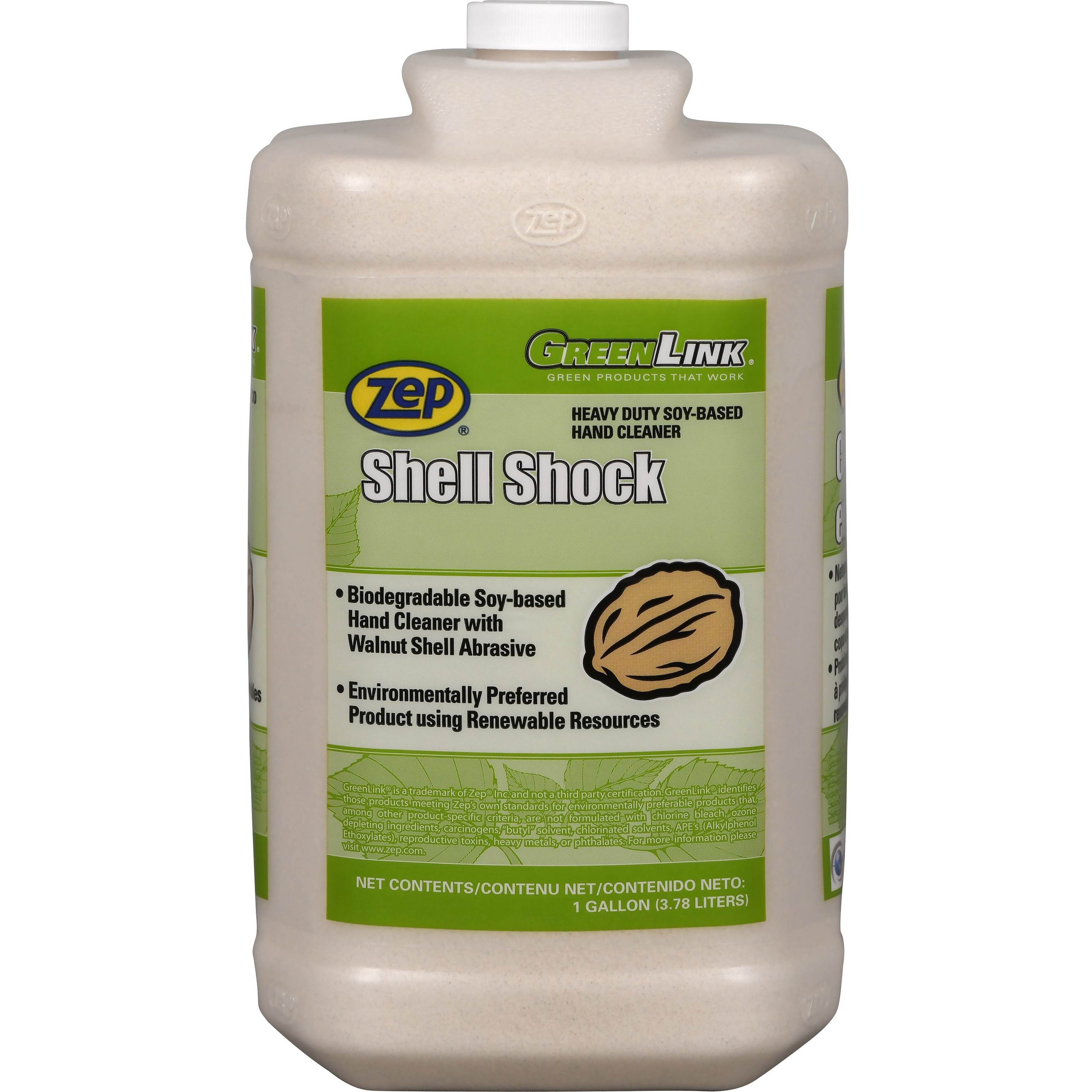 Zep Shell Shock Soy-based Hand Cleaner - Spiced Apple Scent - 1 gal (3.8 L) - Grease Remover, Grime Remover, Soil Remover, Tar Remover, Resin Remover,
