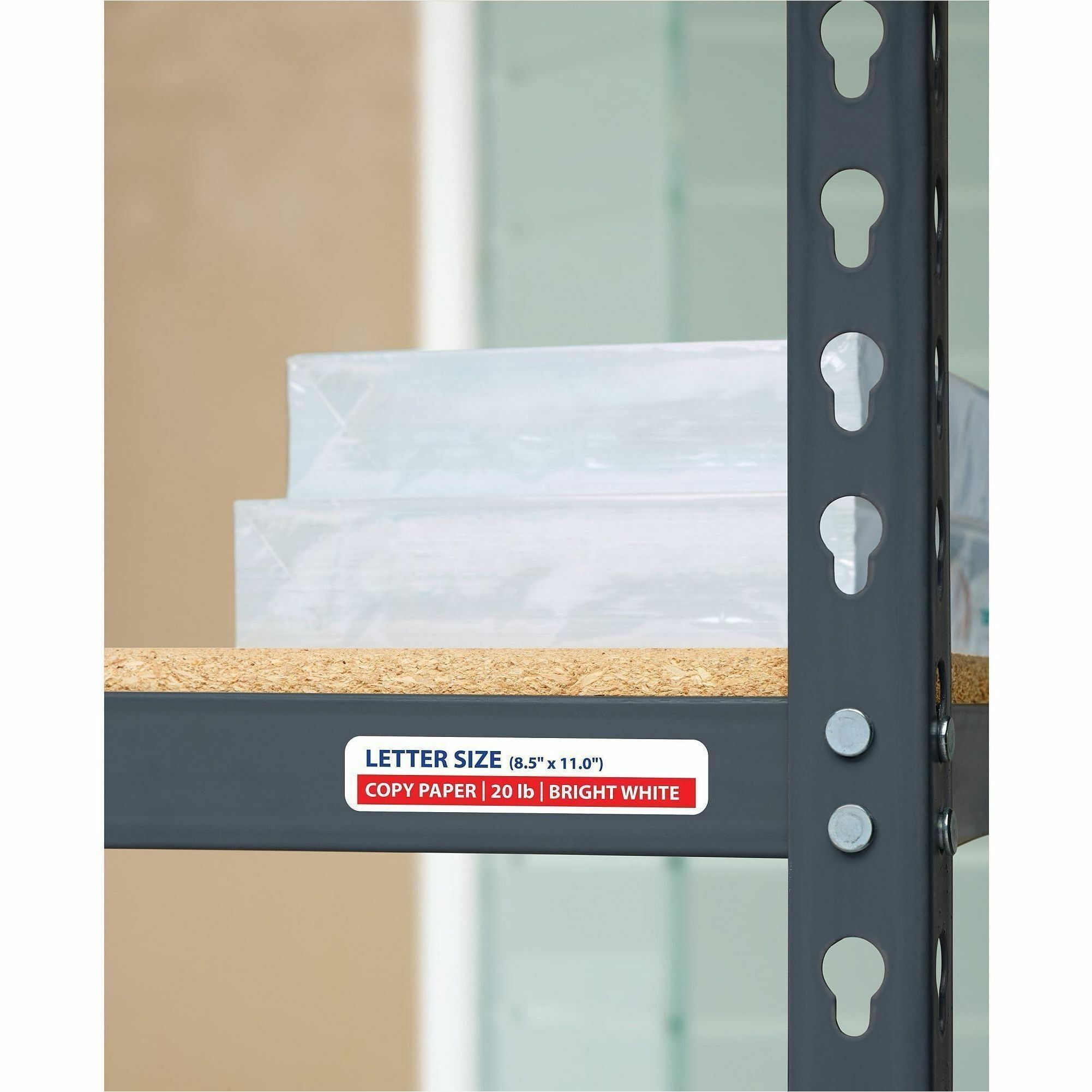 Image of Avery® Permanent Durable ID Labels with Sure Feed(R) Technology - 5/8" Height x 3" Width x 3" Length - Permanent Adhesive - Rectangle - Laser, Inkjet - Matte - White - Film - Water Resistant - 32 / Sheet - 8 Total Sheets - 1280 Total Label(s) - 1 Cart