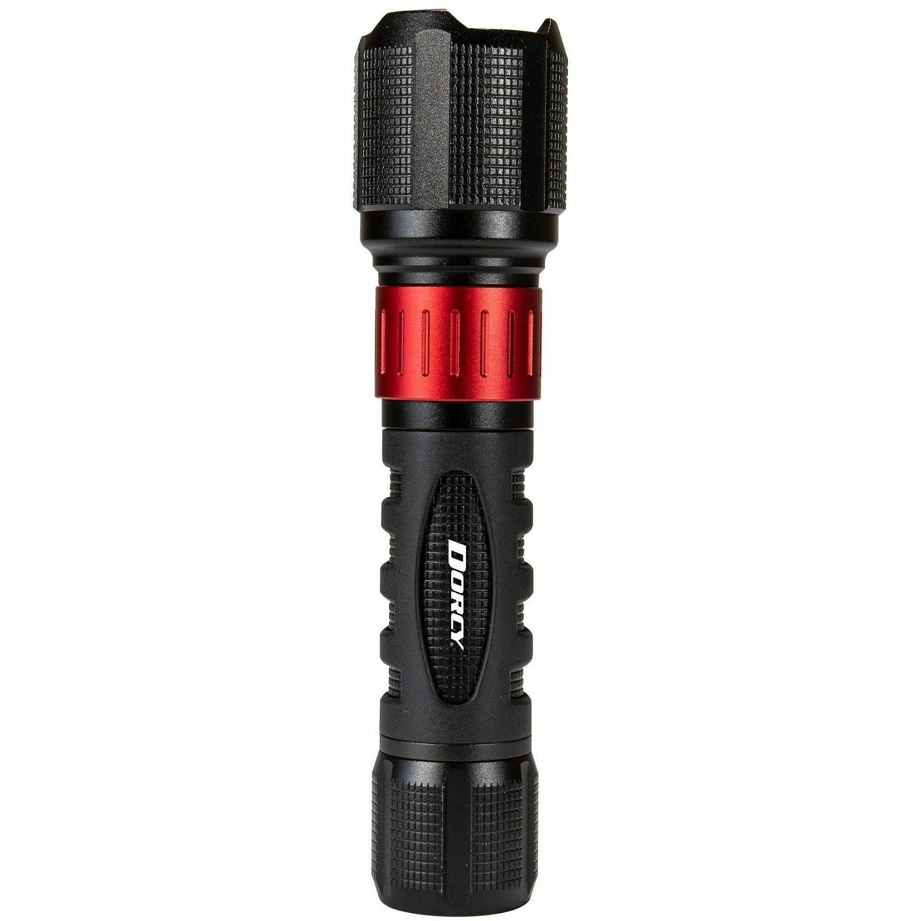 Image of Dorcy Ultra 1000 Lumen USB Rechargeable Flashlight With Powerbank - LED - 1000 lm Lumen - 1 - Lithium Ion (Li-Ion) - Battery Rechargeable - Battery - Anodized Aluminum - Water Resistant, Impact Resistant - Black
