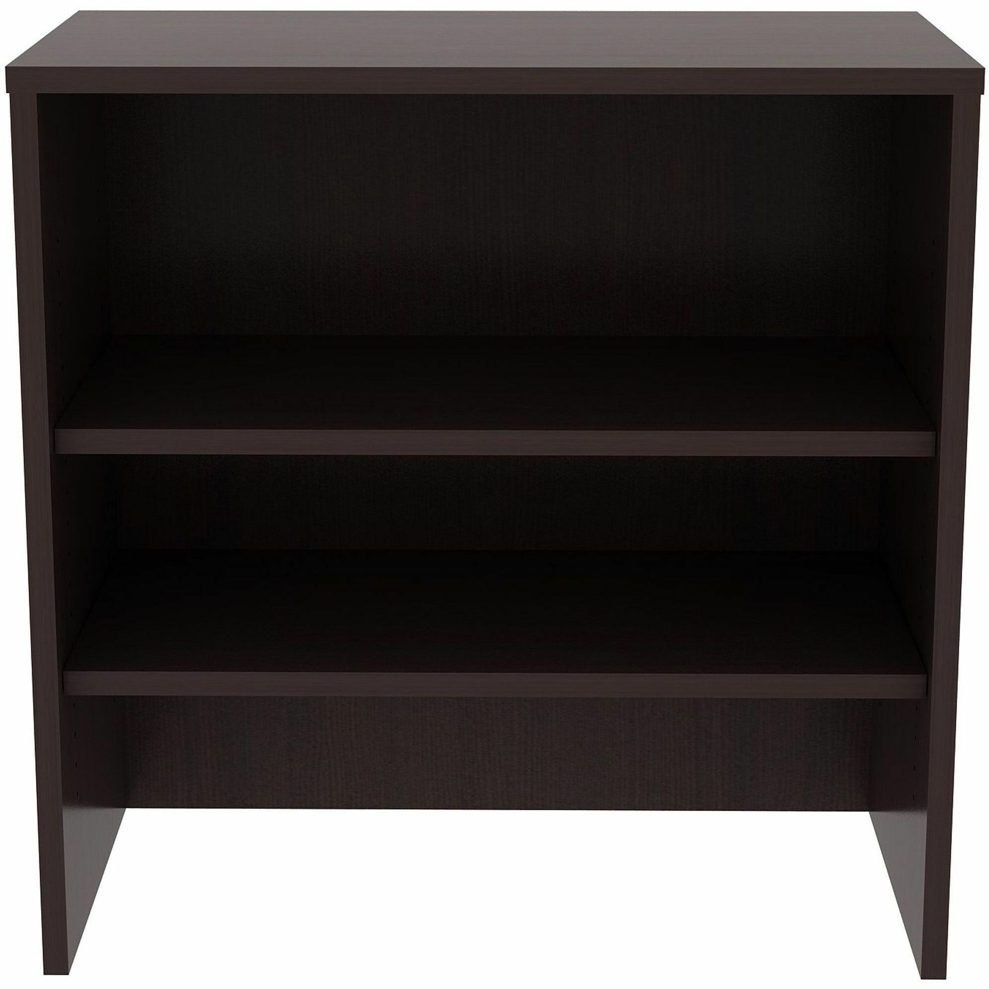 LLR 69629 | Lorell Essentials 2-shelf Stack-on Bookcase - Lorell Furniture