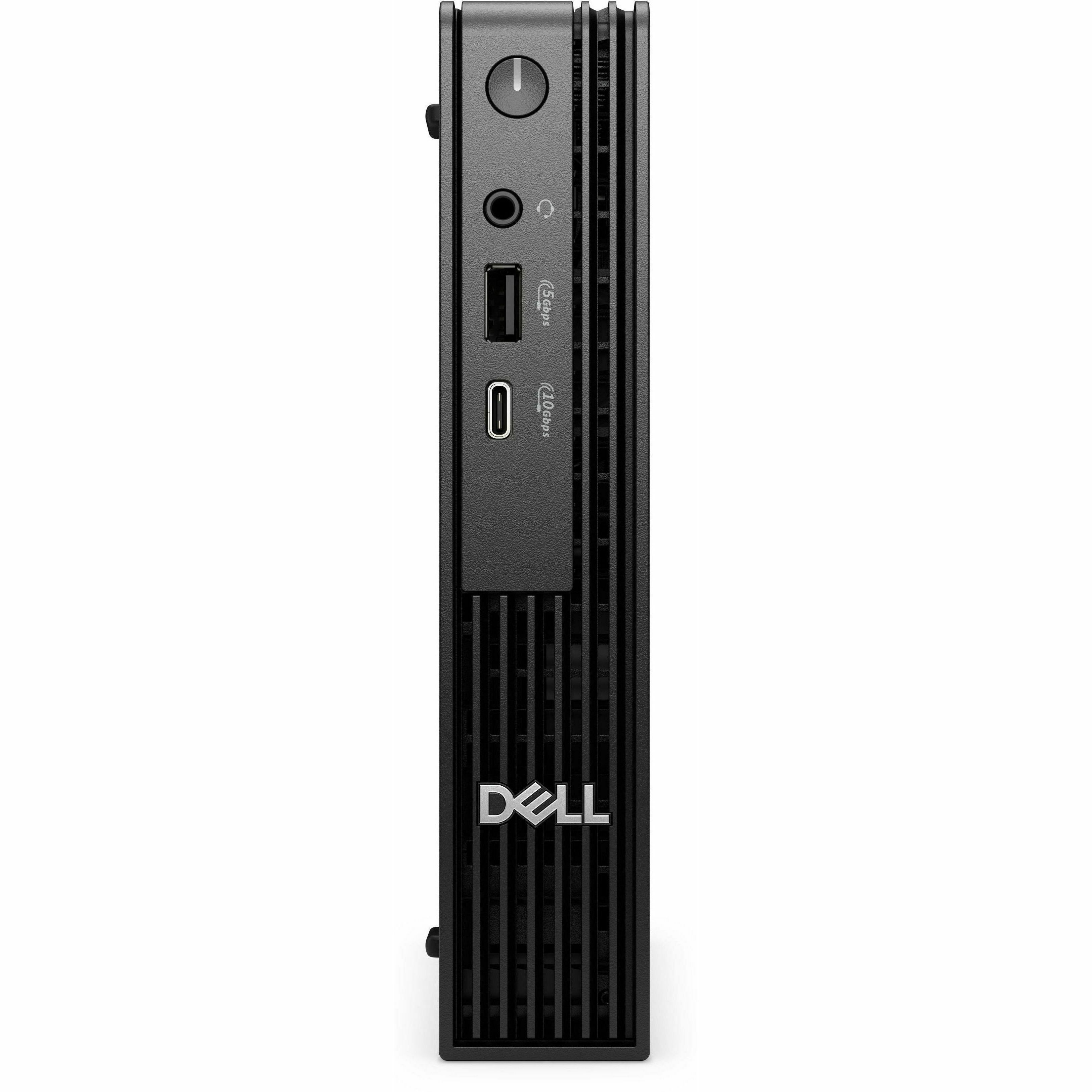 Dell - Ordinateur de bureau Pro Micro QCM1250 - Intel Core Ultra 5 - 16 Go - 512 Go SSD - Micro PC - Noir