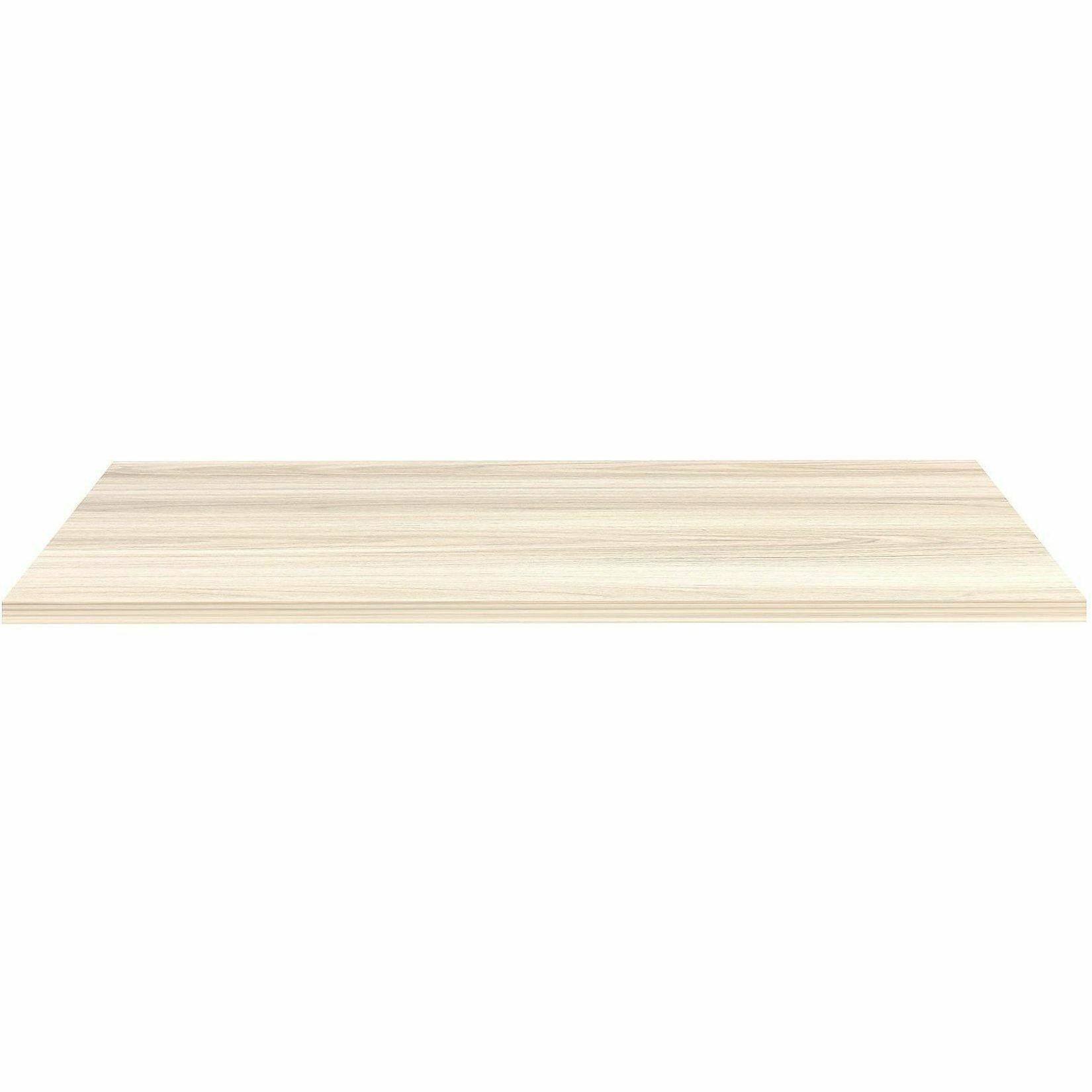 Lorell Multipurpose Tabletops - Laminated Rectangle Top - 24" Table Top Width x 48" Table Top Depth x 1" Table Top Thickness - 1" Height - Training, Multipurpose - Assembly Required - Modern Elm - Particleboard Top Material - 1 Each
