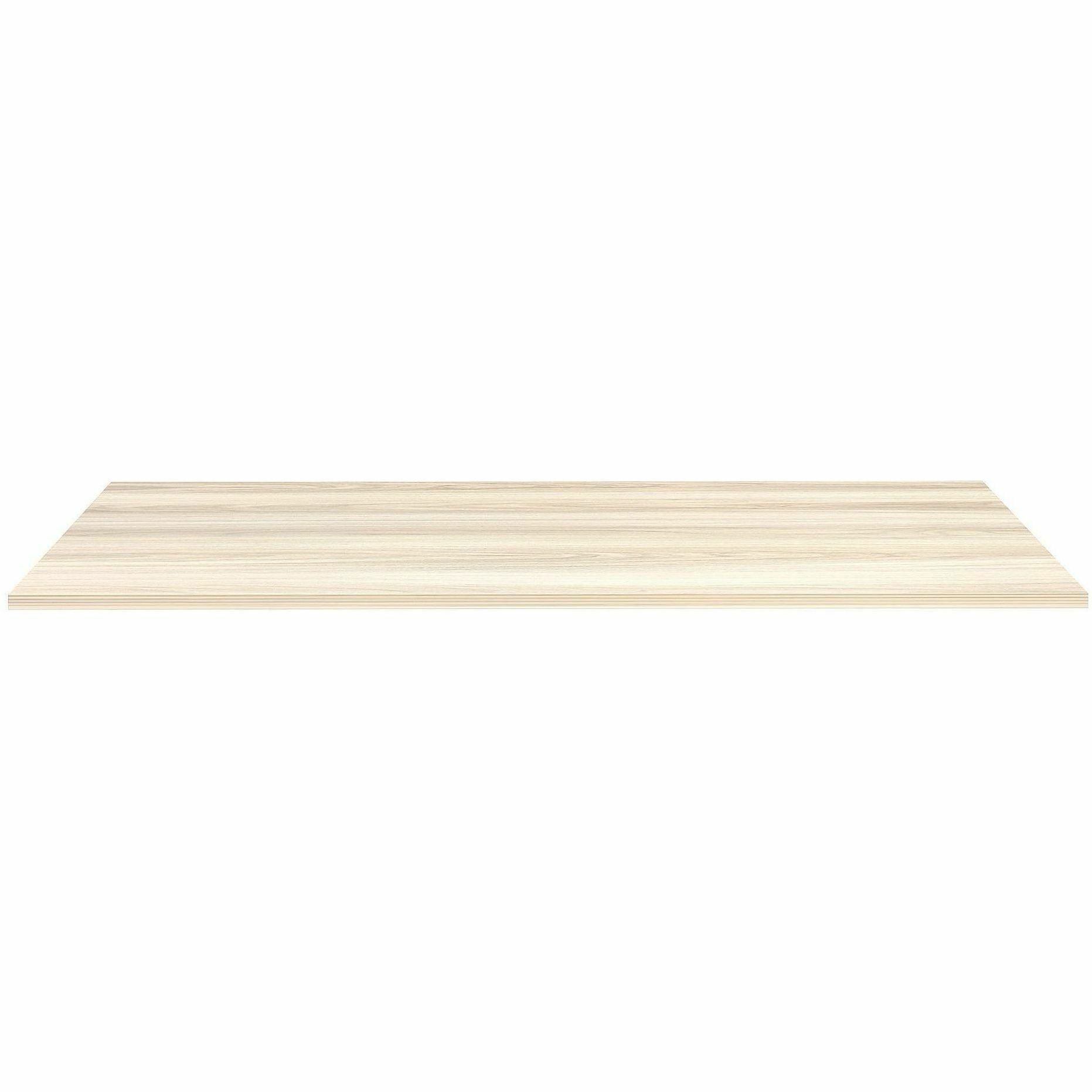 Lorell Multipurpose Tabletops - Laminated Rectangle Top - 30" Table Top Width x 72" Table Top Depth x 1" Table Top Thickness - Training, Multipurpose - Assembly Required - Modern Elm - Particleboard Top Material - 1 Each