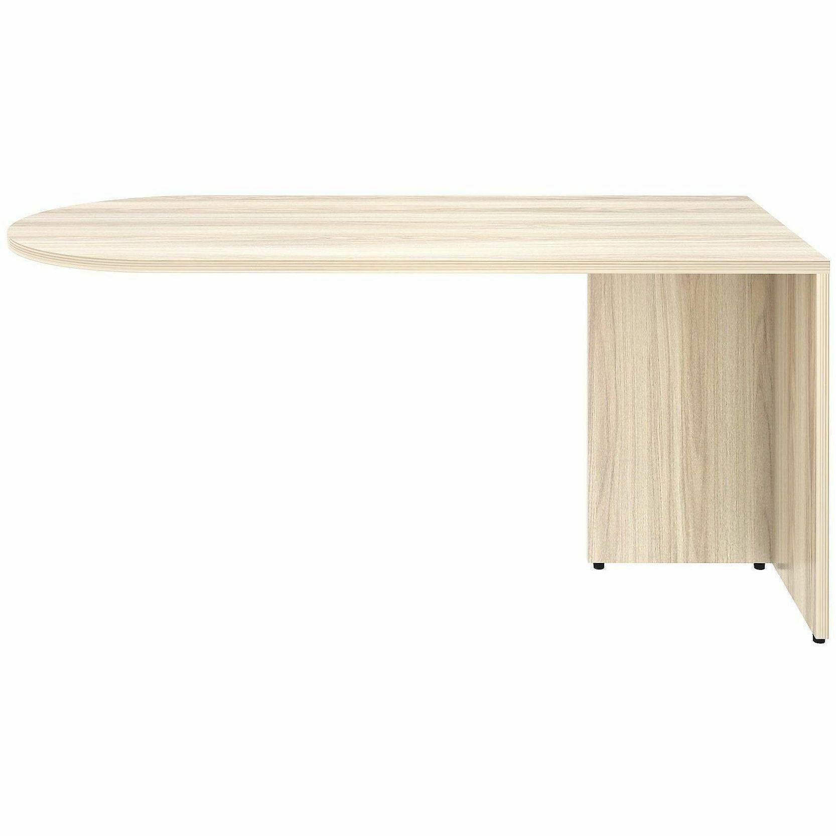 Lorell Essential Series Laminate Desking & Accessory - x 1" Thickness Table Top, 29.5" Height x 66" Width x 30" Depth - Material: Laminate, Metal - Finish: Modern Elm - Laminate, Modern Elm Table Top - Cam Lock, Durable - For Office - 1 Each