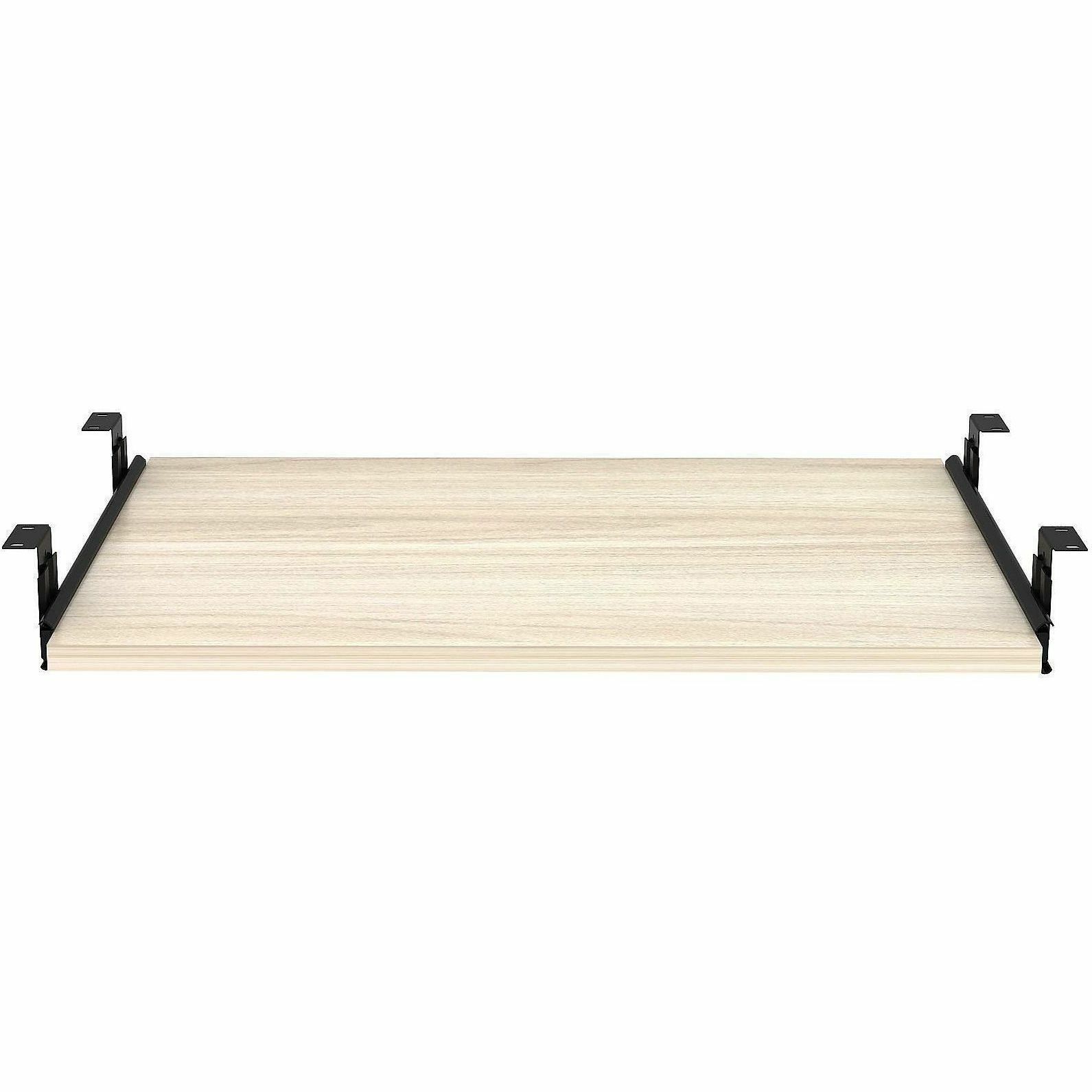 Lorell Essential Series Laminate Desking & Accessory - 0.7" Height x 26" Width x 15.4" Depth - Material: Melamine Laminate - Finish: Melamine, Laminate, Modern Elm - Durable - For Desk, Keyboard - 1 Each