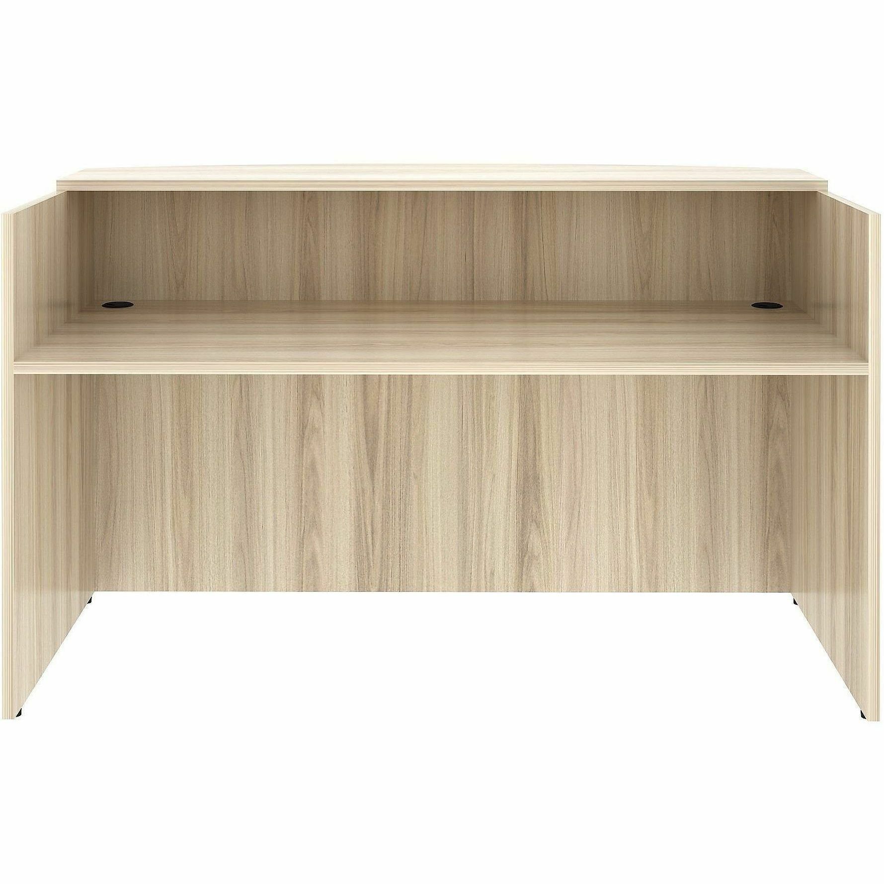 Lorell Essential Series Laminate Desking & Accessory - x 1" Thickness Table Top, 42.5" Height x 72" Width x 36" Depth - Material: Laminate - Laminate Table Top - Durable - For Document, Reception Area - 1 Each