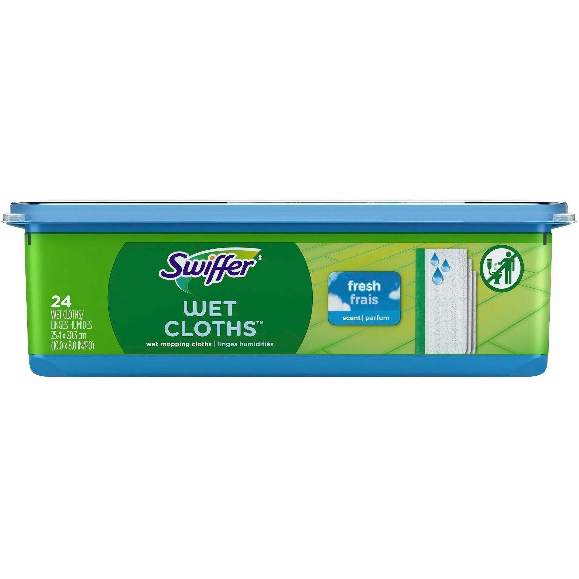 PGC75588CT - Swiffer Wet Cloths for the Swiffer Sweeper remove dust instead of just moving it around for dust-free clean. Wet cloths are safe for wood, ceramic, vinyl tile, electronics and other hard surfaces. Do not use wet cloths on unfinished, oiled, or waxed wooden boards, nonsealed tiles or carpeted floors. Wet cloths leave no residue.   