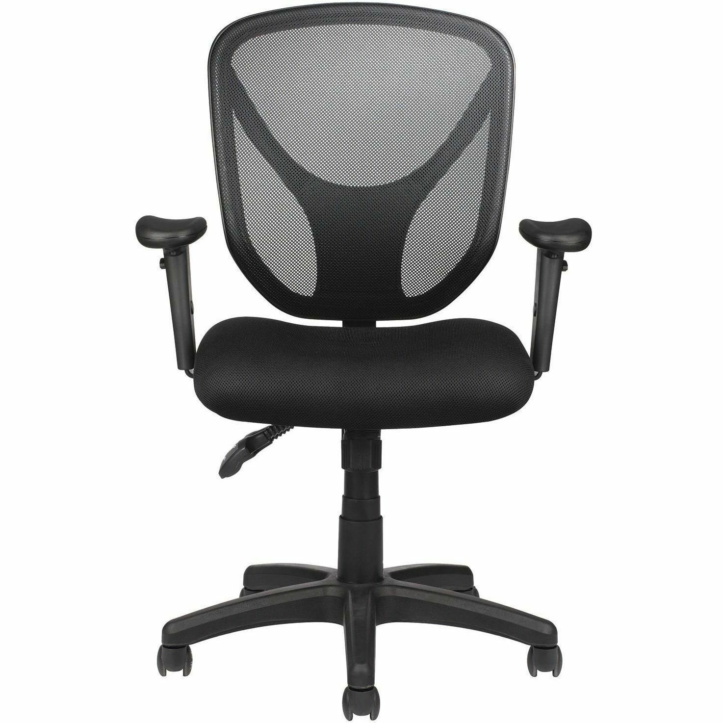 Lorell Mid-Back Chair Frame - Black - 1 Each - Madill - The Office Company