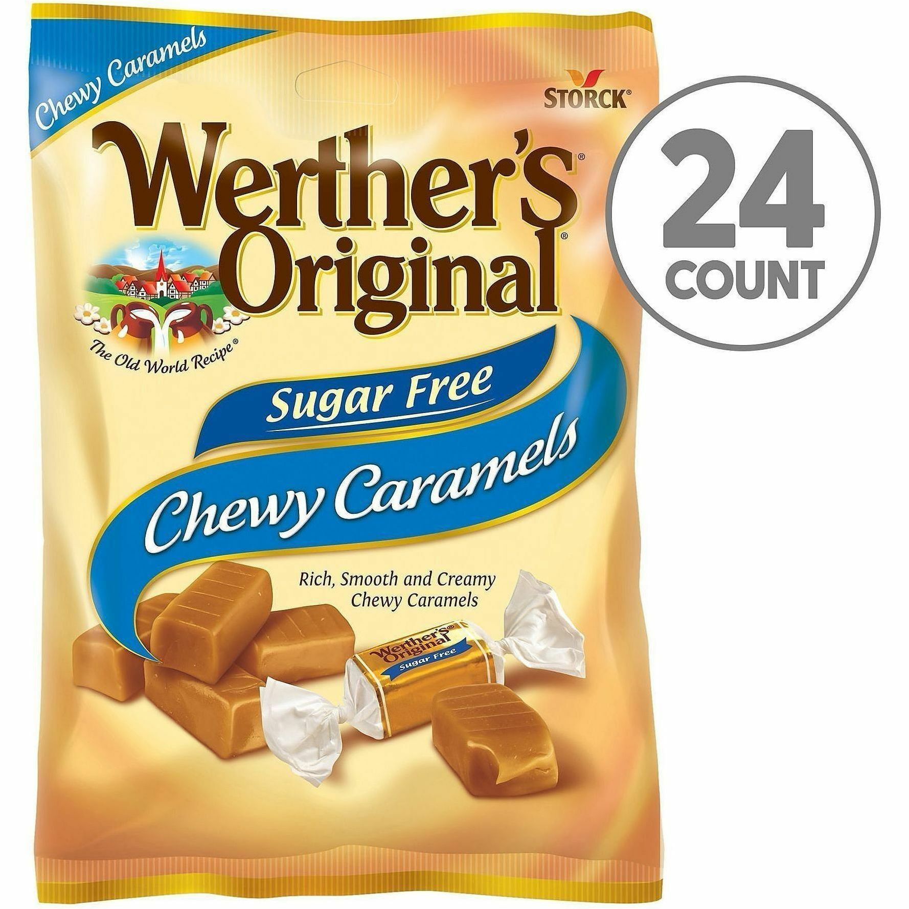 Green Rabbit Candy - Caramel - Individually Wrapped - 1 / Carton