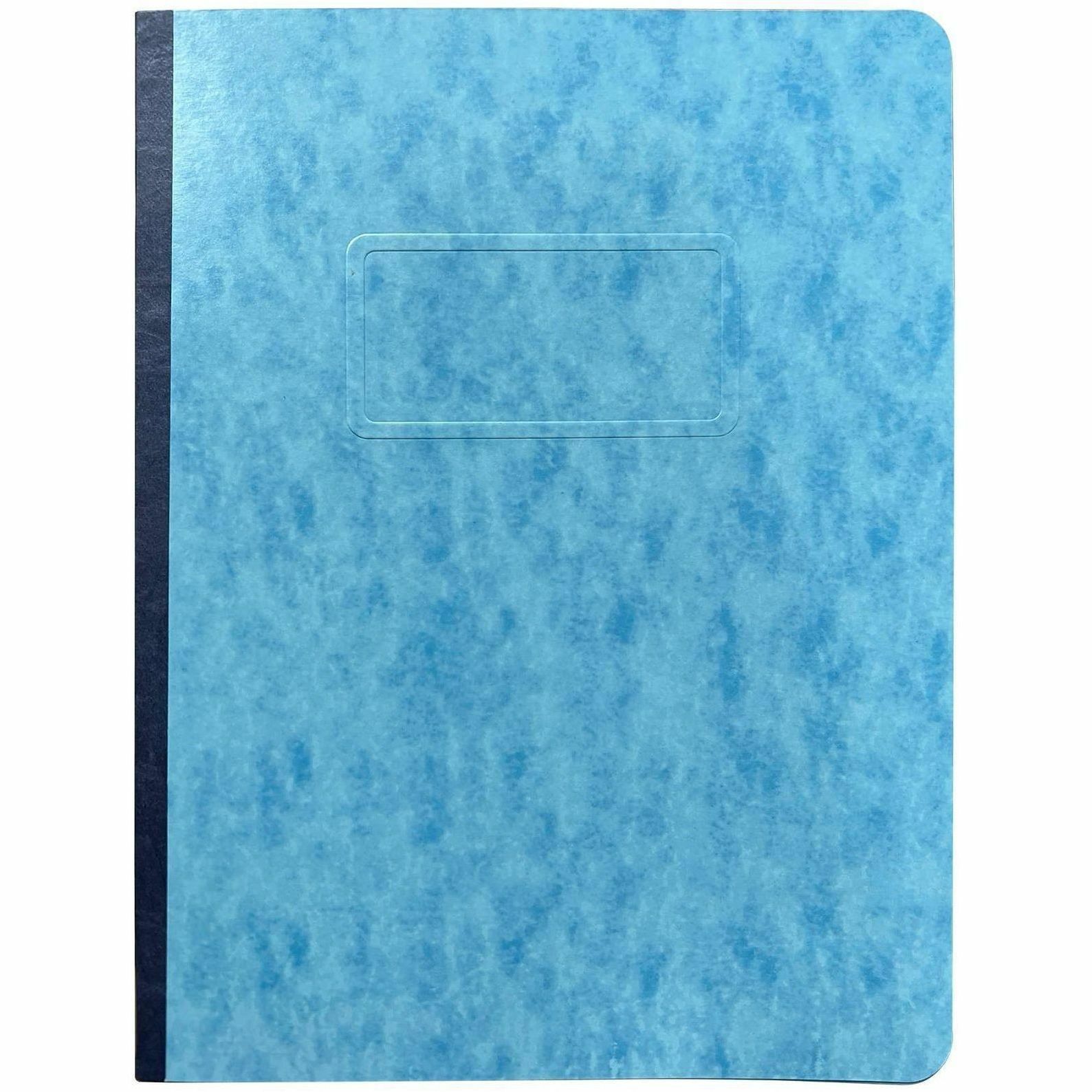 Business Source Letter Report Cover - 3" Folder Capacity - 8 1/2" x 11" - Light Blue - 0% Recycled - 1 Each