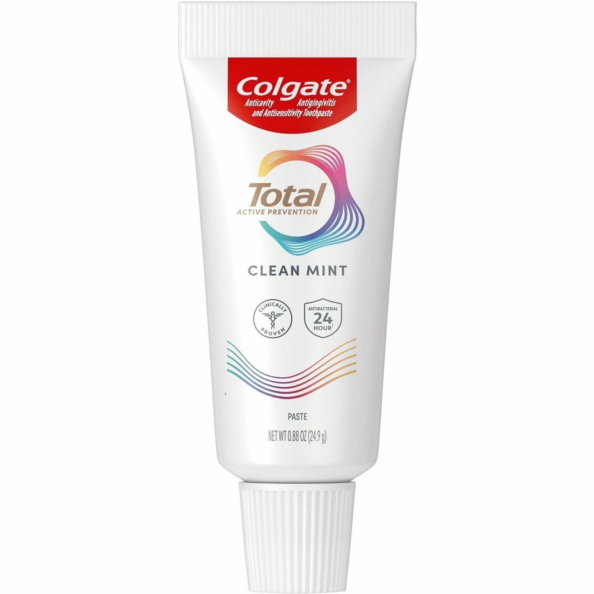 Palmolive Travel-Size Fluoride Toothpaste - White, Clean Mint - 24 / Carton - Kennedy Office