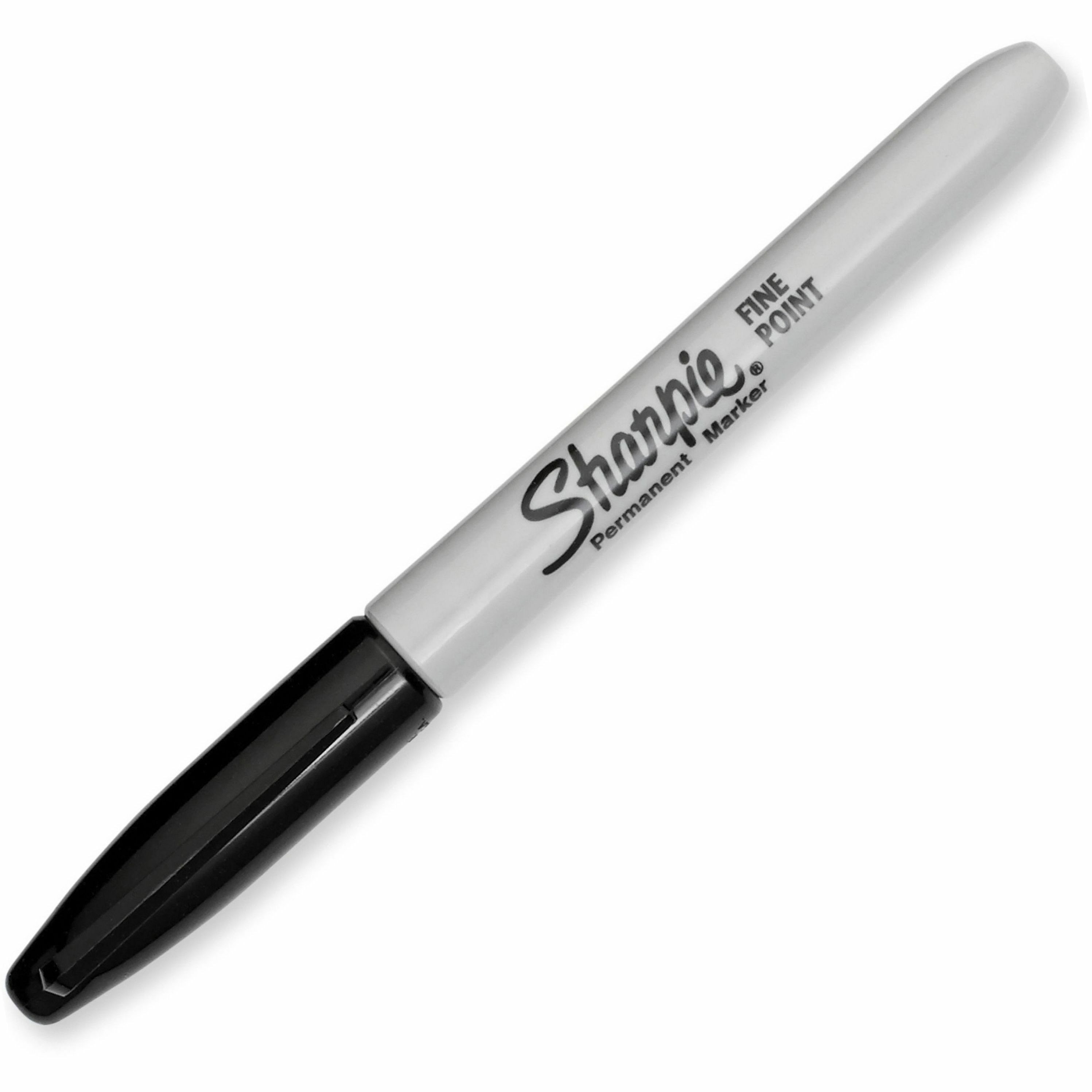 Sharpie Large Barrel Permanent Markers - Wide Marker Point - Chisel Marker  Point Style - Black Alcohol Based Ink - 1 Dozen