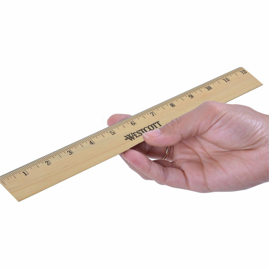 Office Depot Brand Wood Metal Edge Ruler 12 - Office Depot