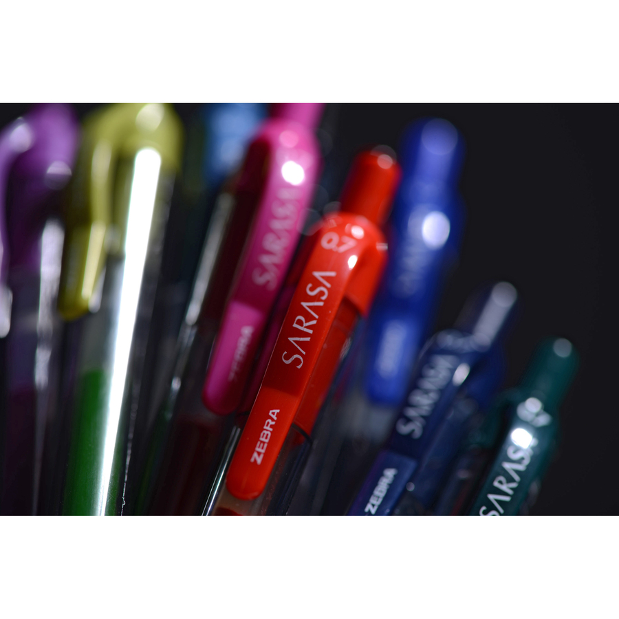 Zebra Doodler'z Gel Pen | Stick | Bold 1 mm | Assorted Ink and Barrel Colors | 10/Pack