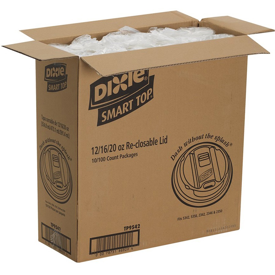 Dixie Large Reclosable Hot Cup Lids by GP Pro - Drinking Cups | Georgia ...