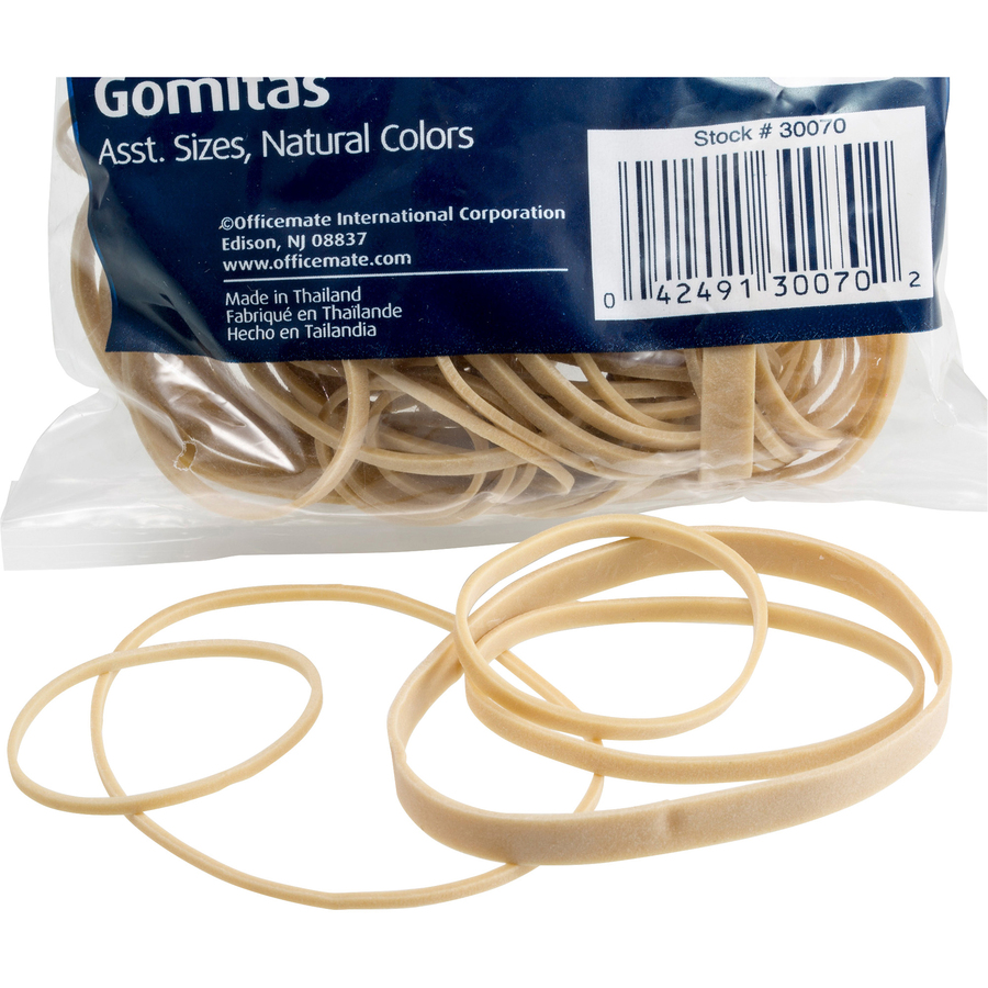 Officemate Assorted Size Rubber Bands Zerbee