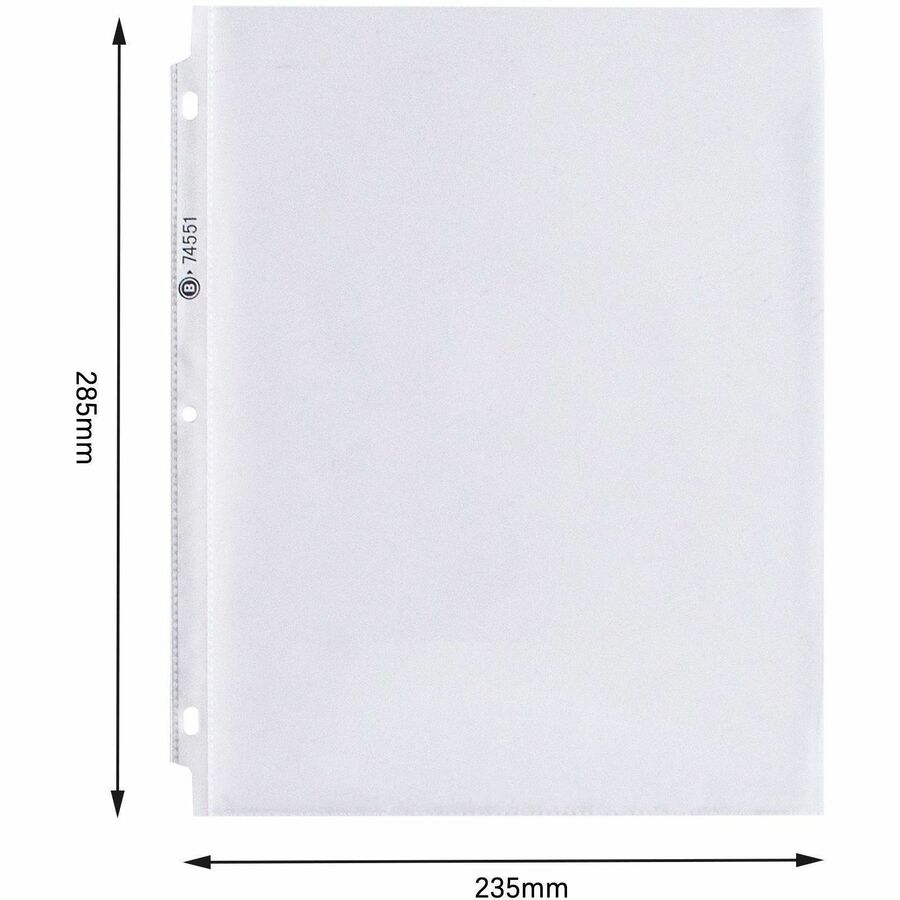 Picture of Business Source Top-Loading Poly Sheet Protectors