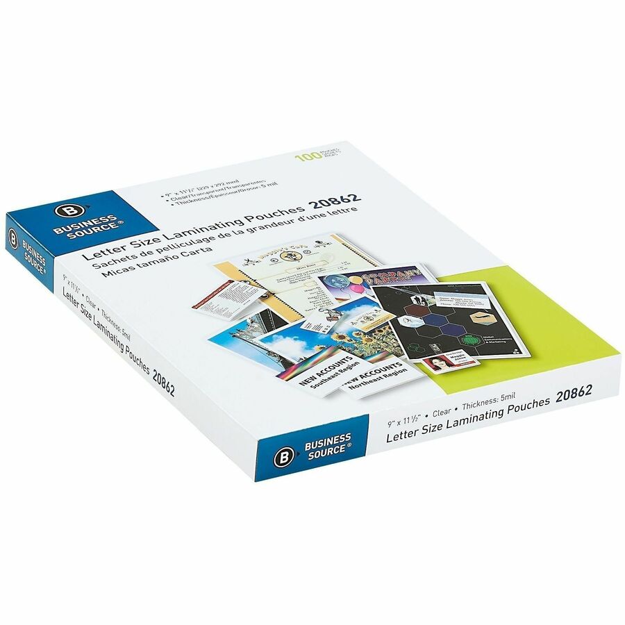 Business Source Laminating Pouches