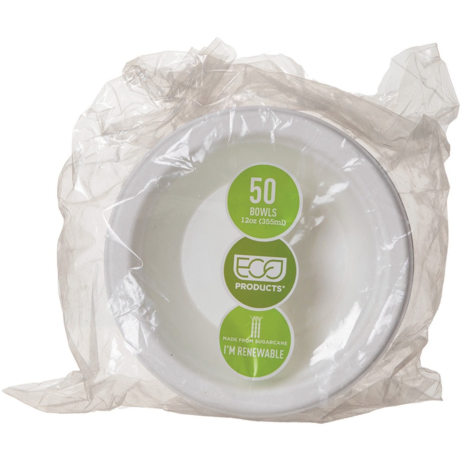 EcoProducts 12oz. Sugarcane Bowls FSIoffice