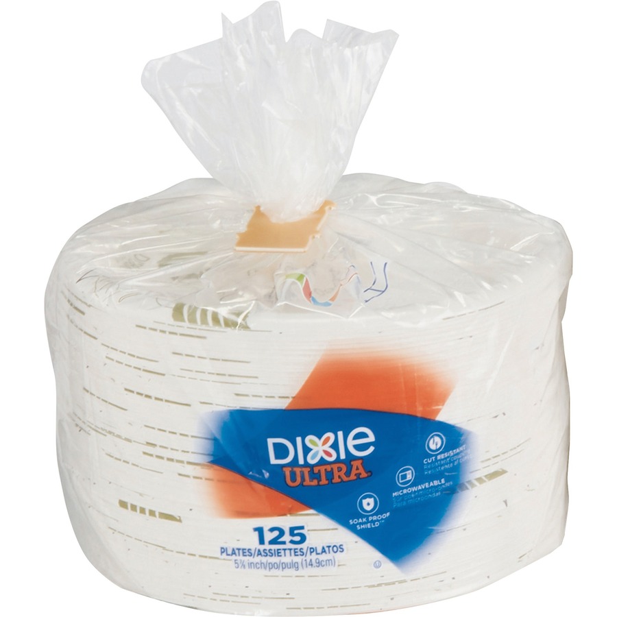 Dixie Ultra 10 Heavy-Weight Paper Plates by GP PRO (Georgia-Pacific),  Pathways, SXP10PATH, 500 Count (125 Per Pack, 4 Packs Per Case)