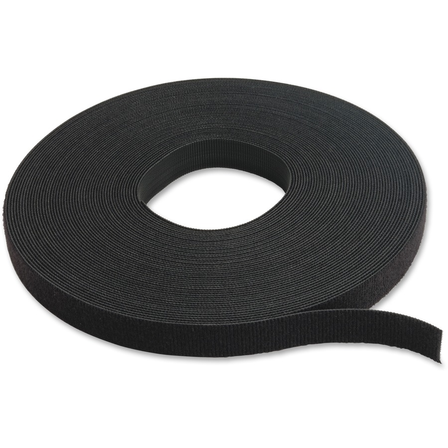VELCRO Brand ONE-WRAP Roll Black | 30 Ft x 1-1/2 In | Reusable  Self-Gripping Hook and Loop Tape | Cut Straps to Bundle Tie Materials and  Tools in