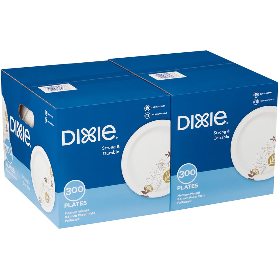 Picture of Dixie Pathways 9" Medium-weight Paper Plates by GP Pro