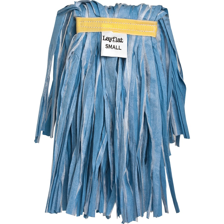 Genuine Joe Hy-Sorb Disposable Mophead - Cotton, Rayon - Turquoise - 12 / Carton