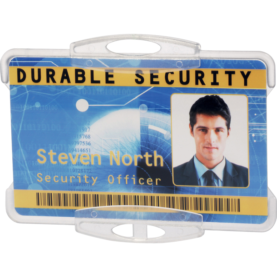 Durable Card Holder with Badge Reel Style - Office S - Office One LLC