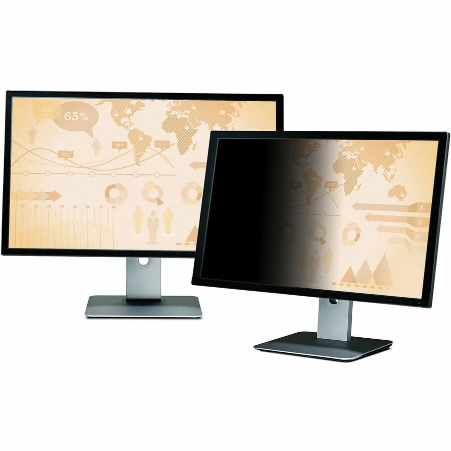 3M Privacy Filter for 27in Monitor, 16:10, PF270W1B Black, Matte