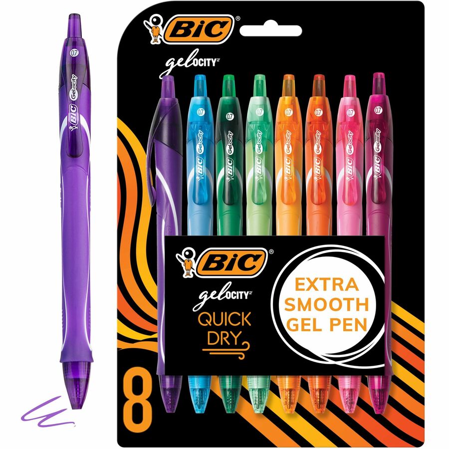 Bic Gel-ocity Retractable Pen 8-Pack