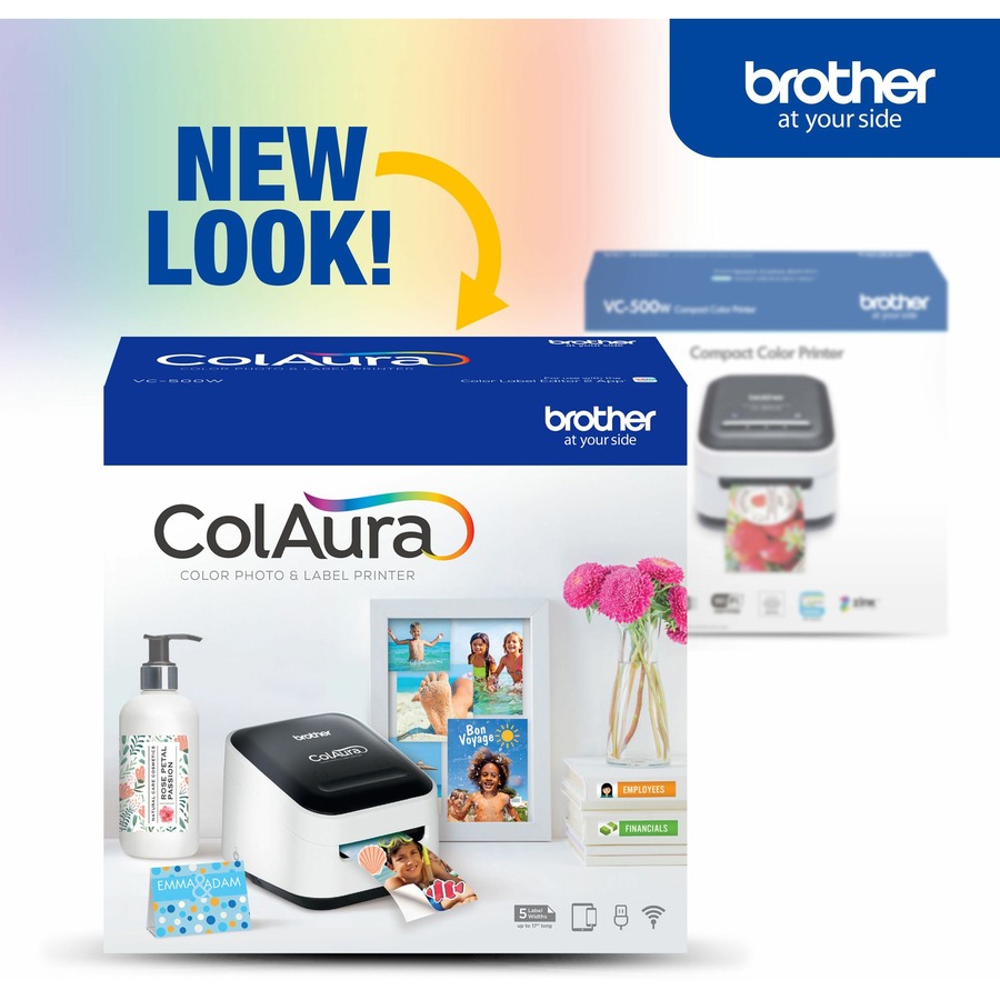 Brother ColAura Color Photo and Label Printer with Wireless Networking