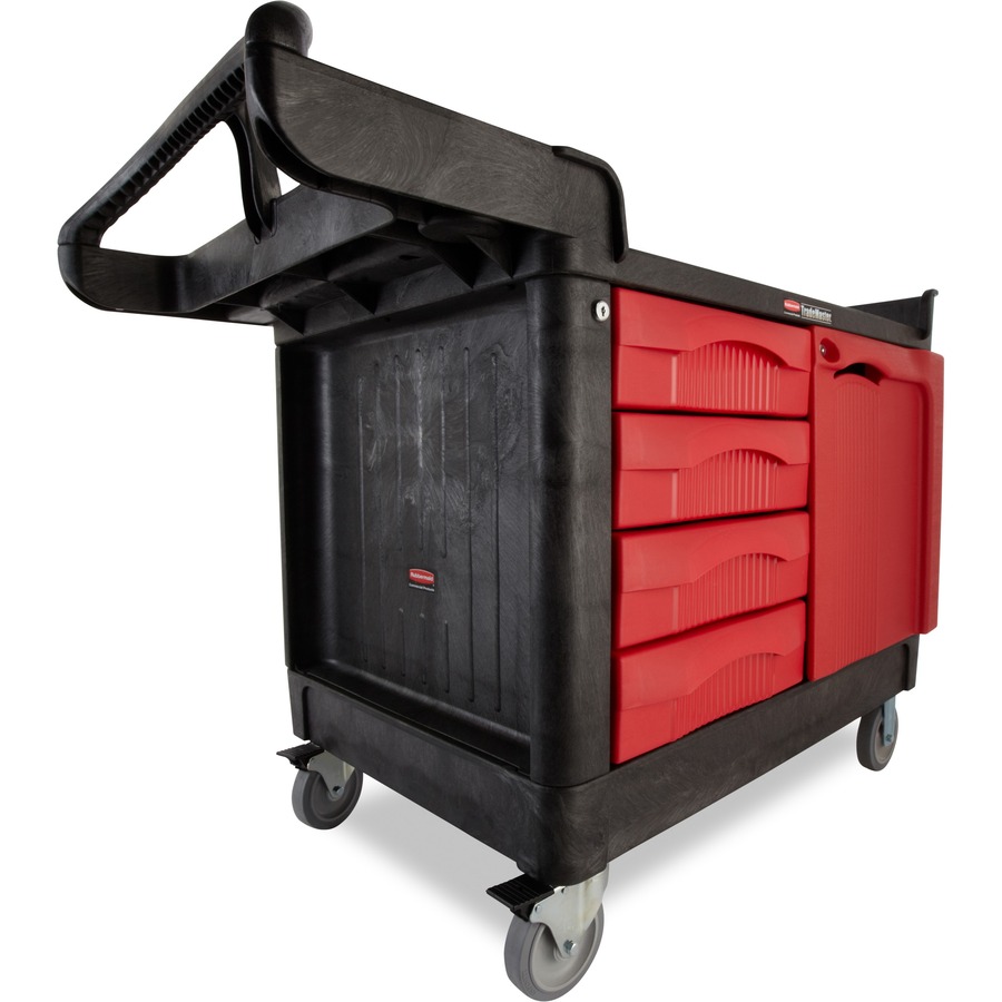 Rubbermaid Commercial Products Utility Service Rolling Cart with