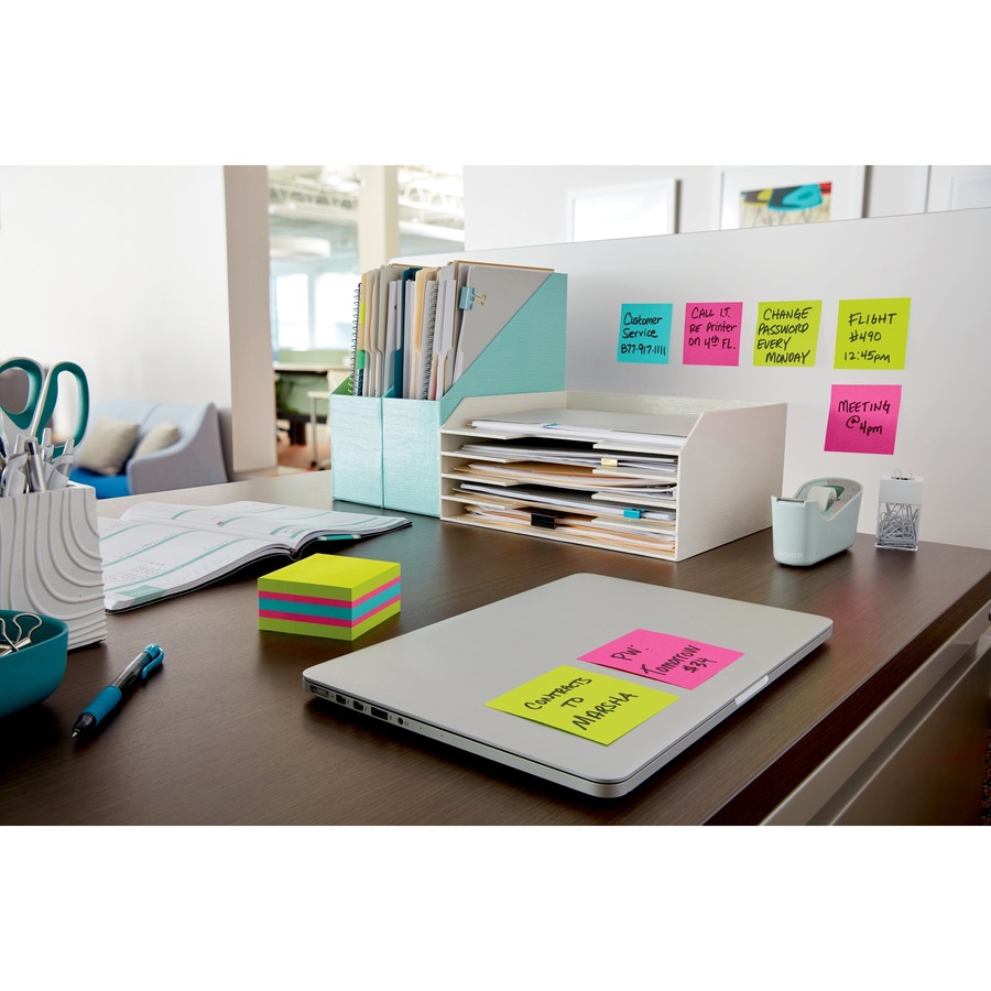 Picture of Post-it&reg; Super Sticky Notes Cube