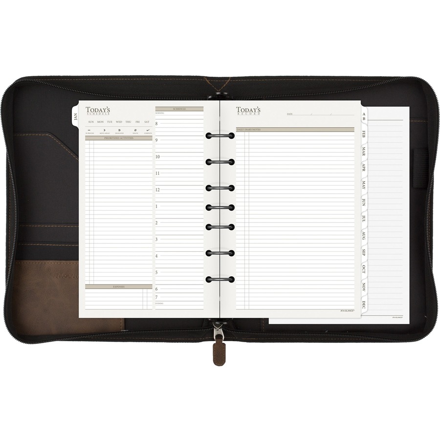 Samsill Sterling Zipper Binder Portfolio - SAM15670 